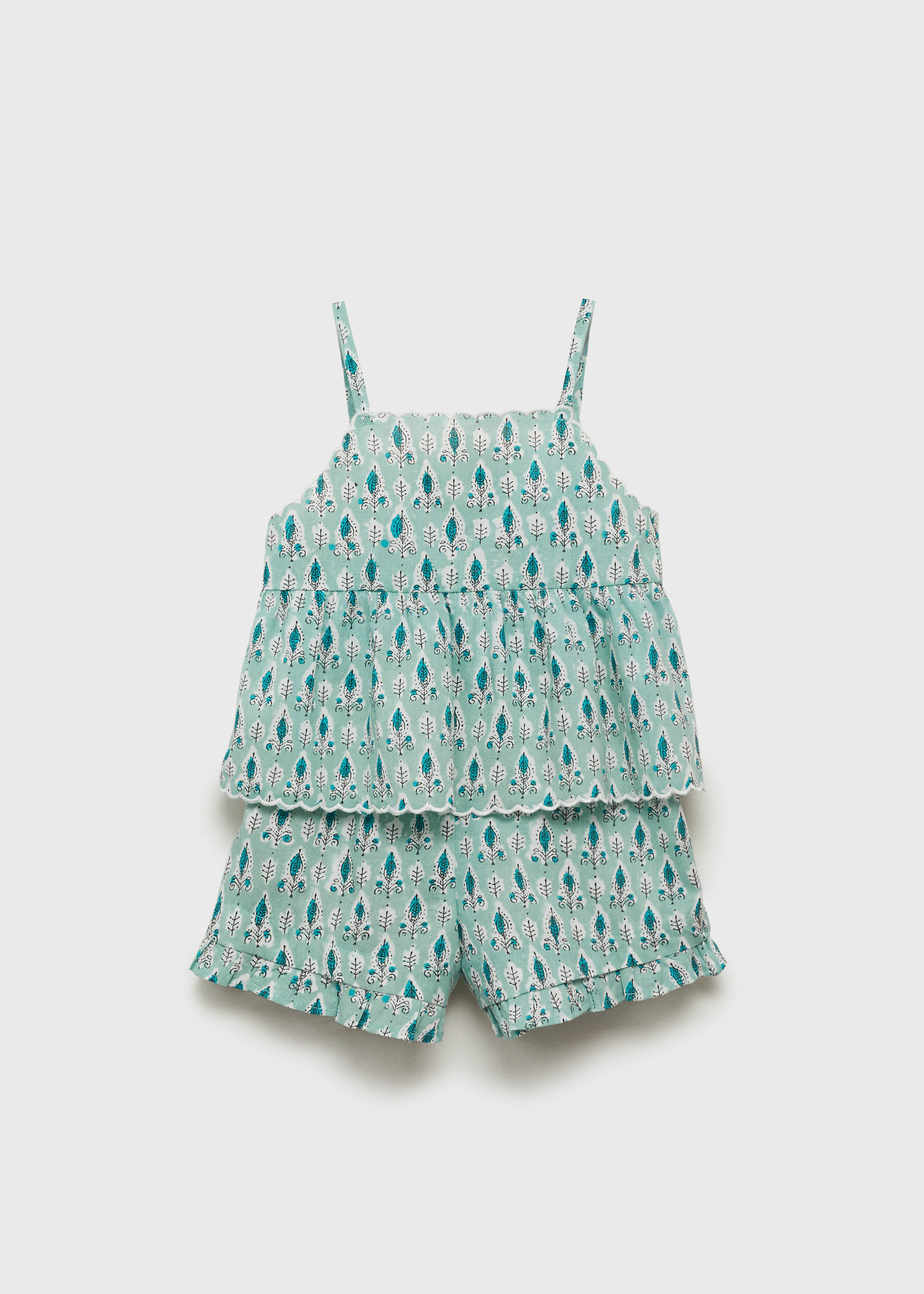 Kurzer Print-Pyjama - Artikel ohne Model