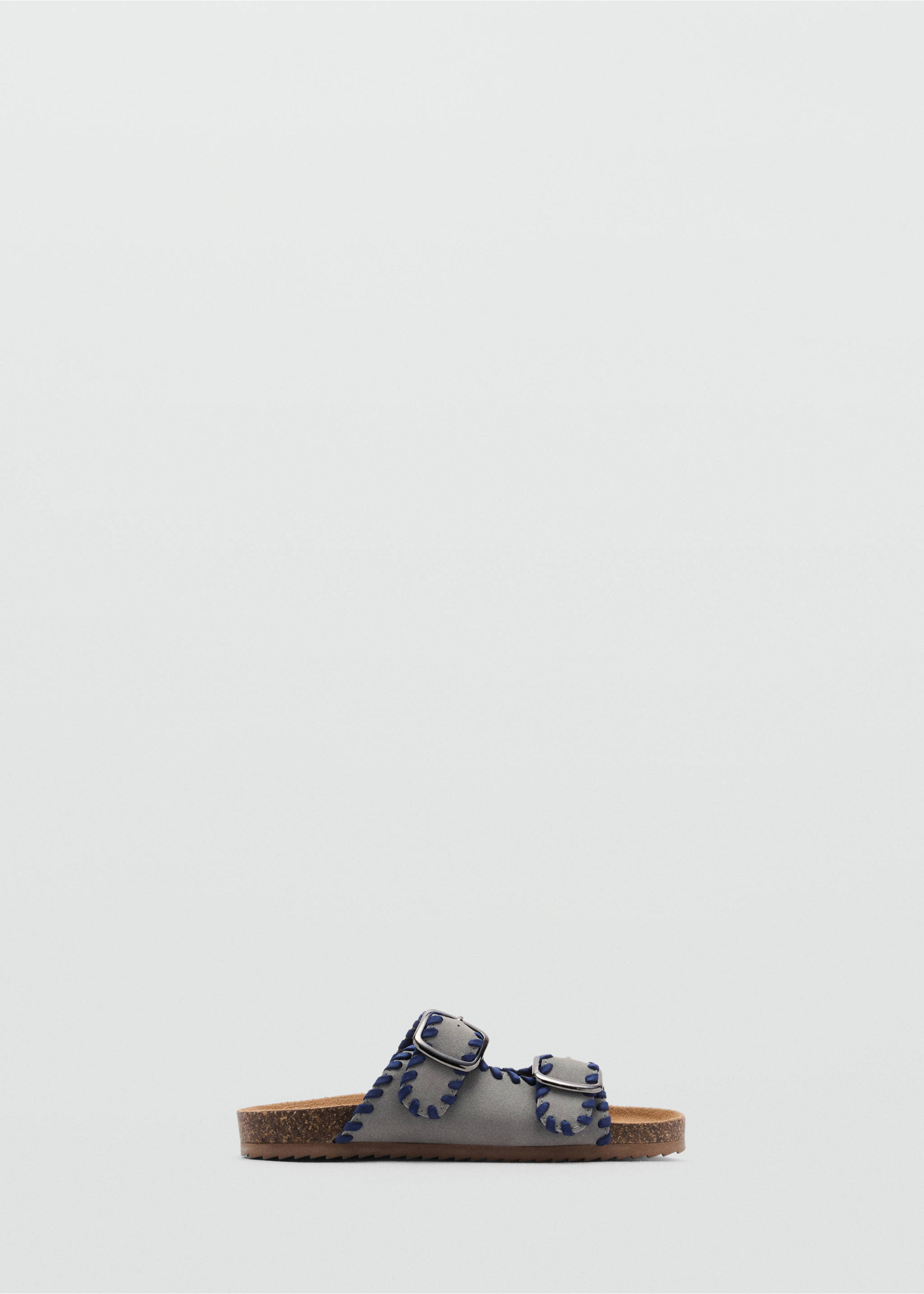 Sandalia hebillas - Artículo sin modelo, Gris. Ref: 87016721-00.