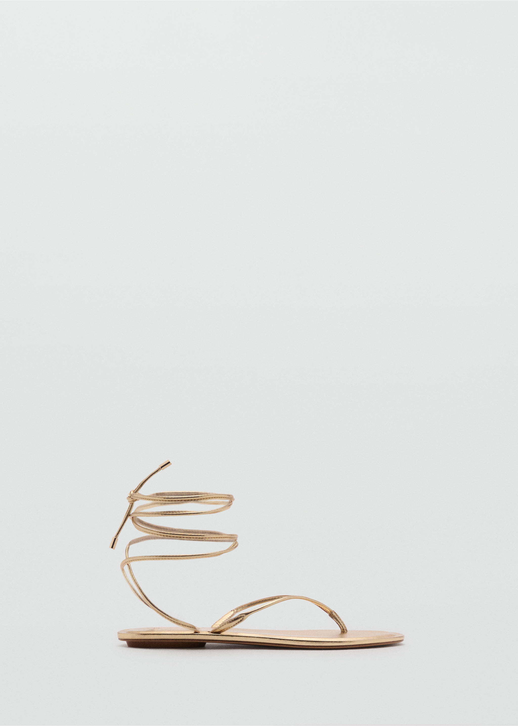 Strips sandals - Article without model, Gold. Ref: 87017165-00.