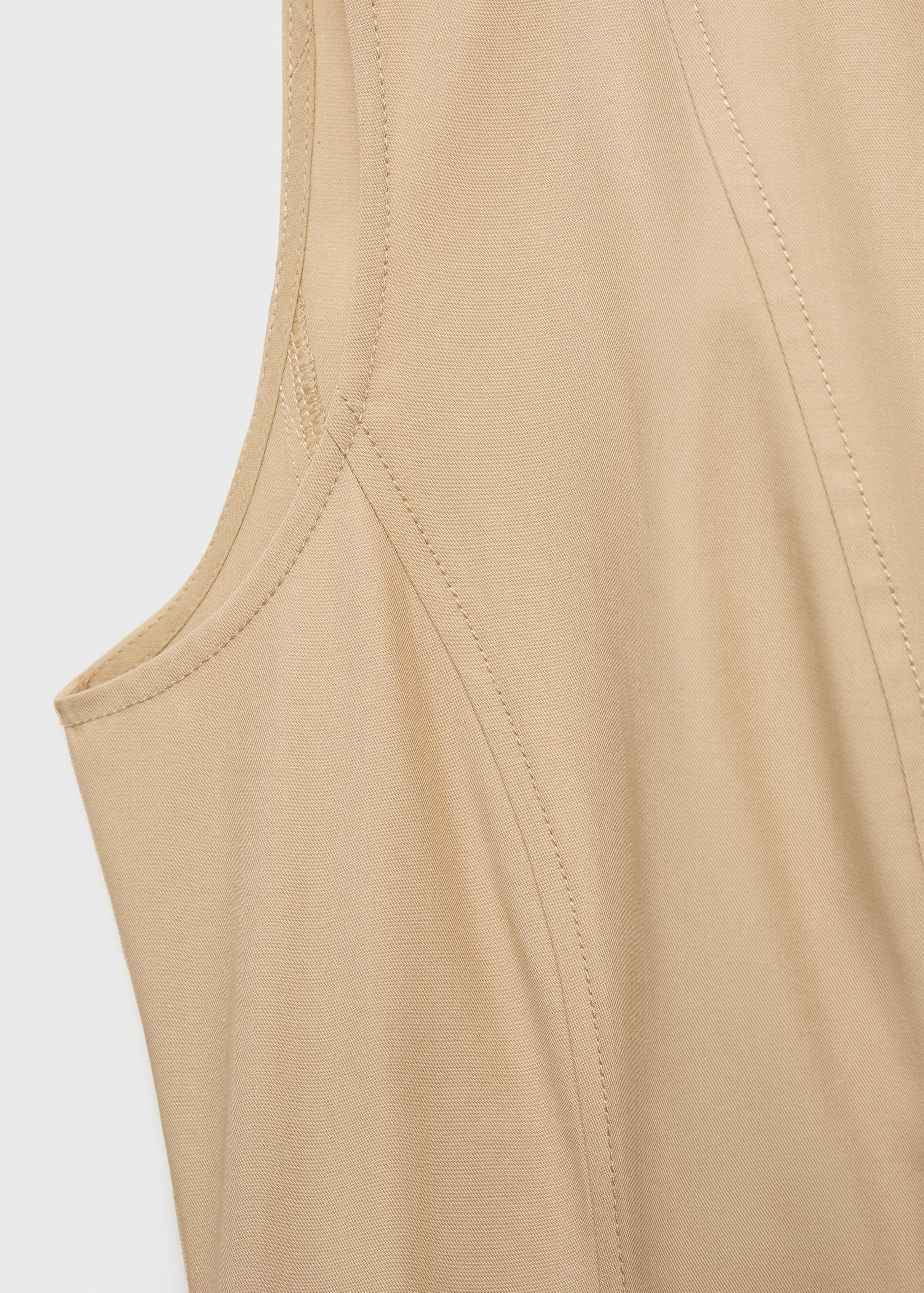 Asymmetrical flared dress - Details of the article 0