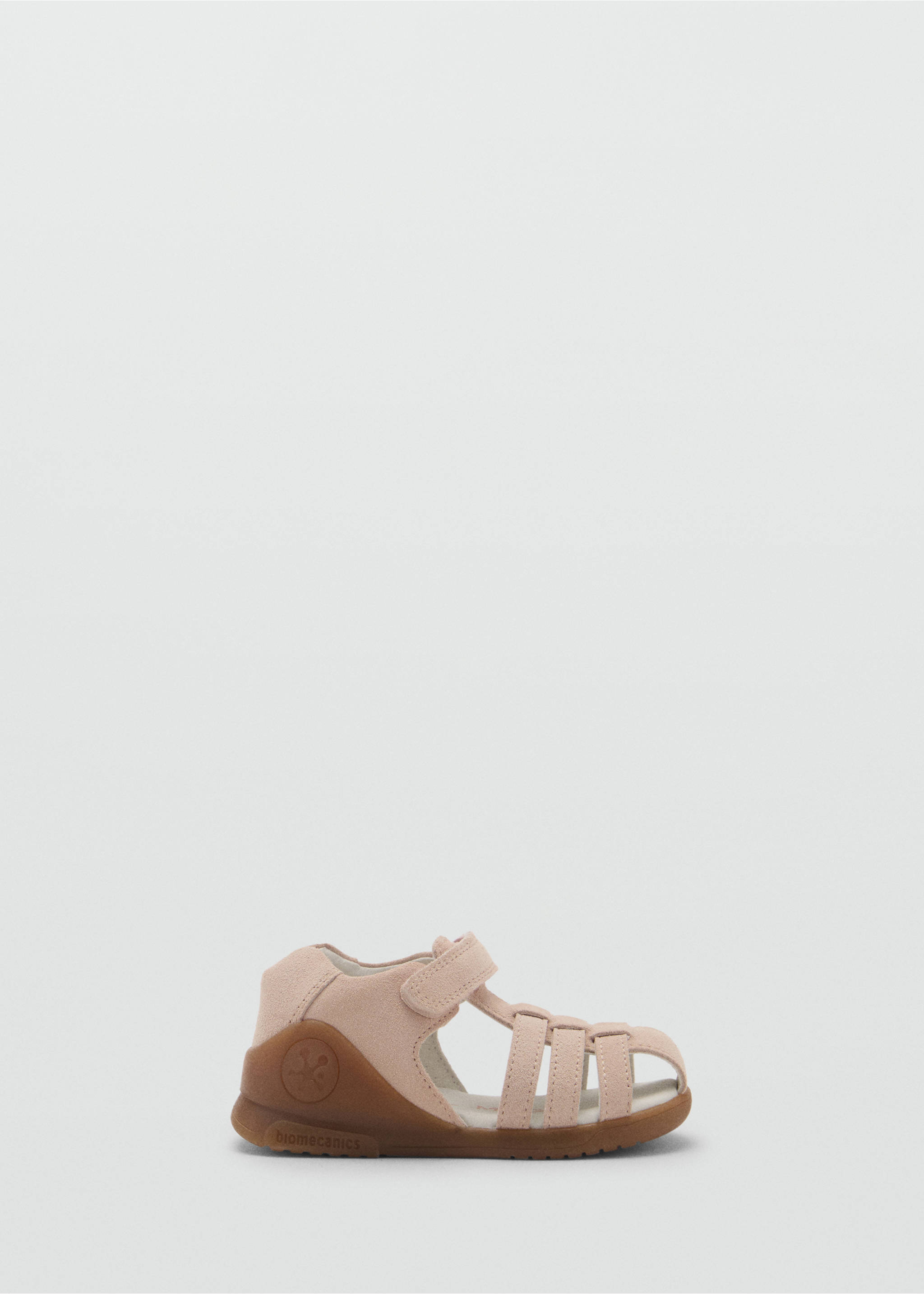 Sandale en cuir Biomecanics - Article sans modèle, Rose pastel. Ref: 87017170-00.