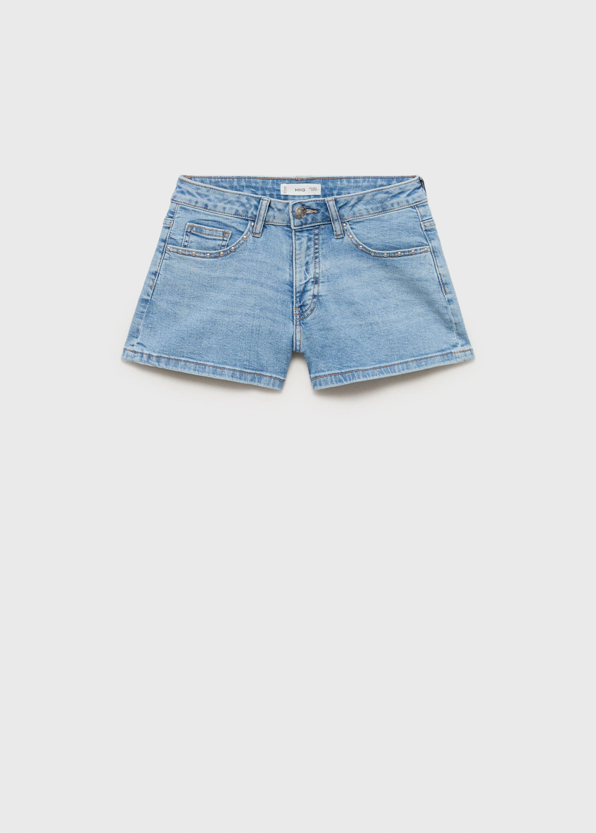 Shorts tachuelas low waist - Artículo sin modelo