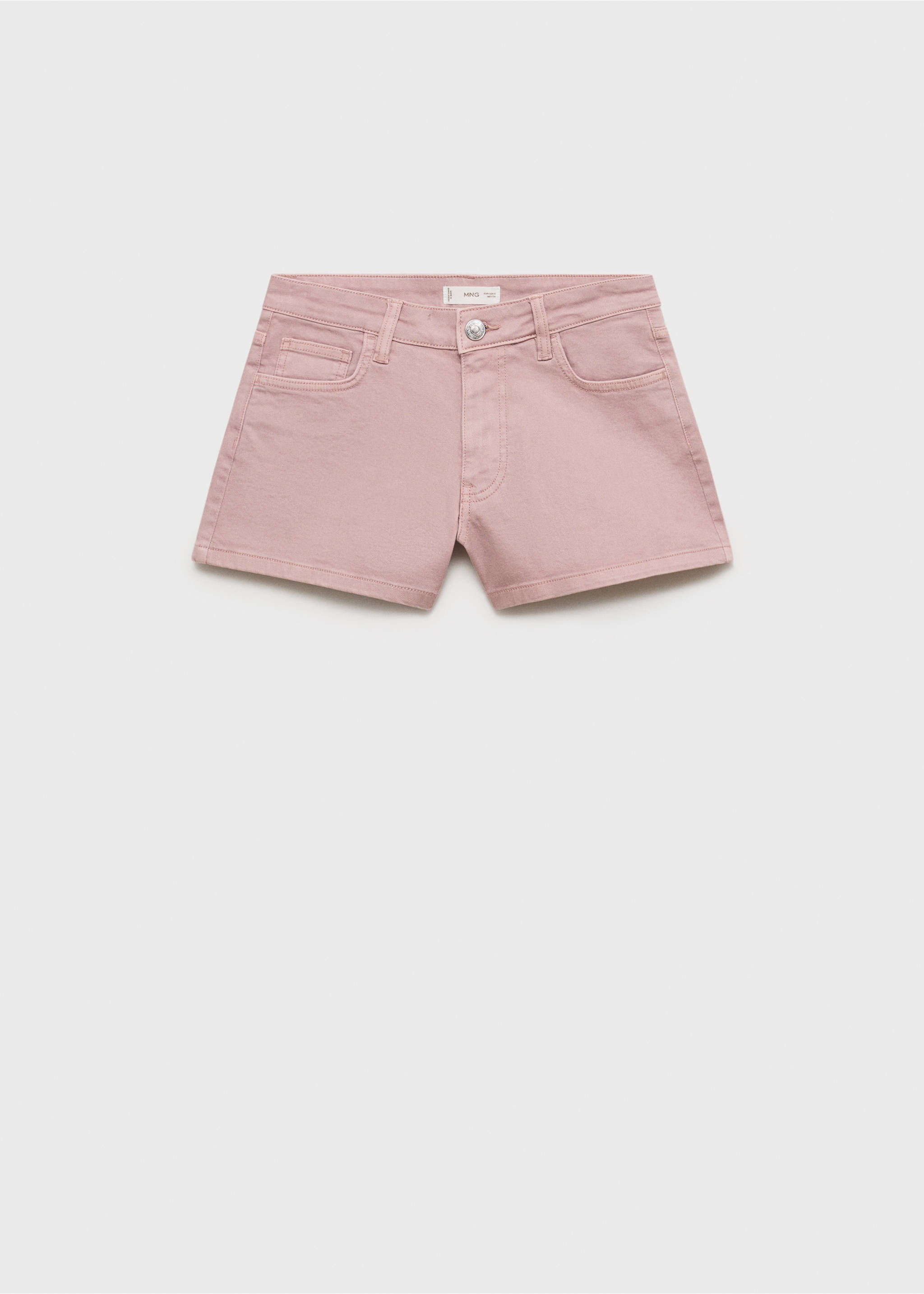 Low-Waist-Shorts - Artikel ohne Model, Pastellrosa. Ref: 87017173-00.
