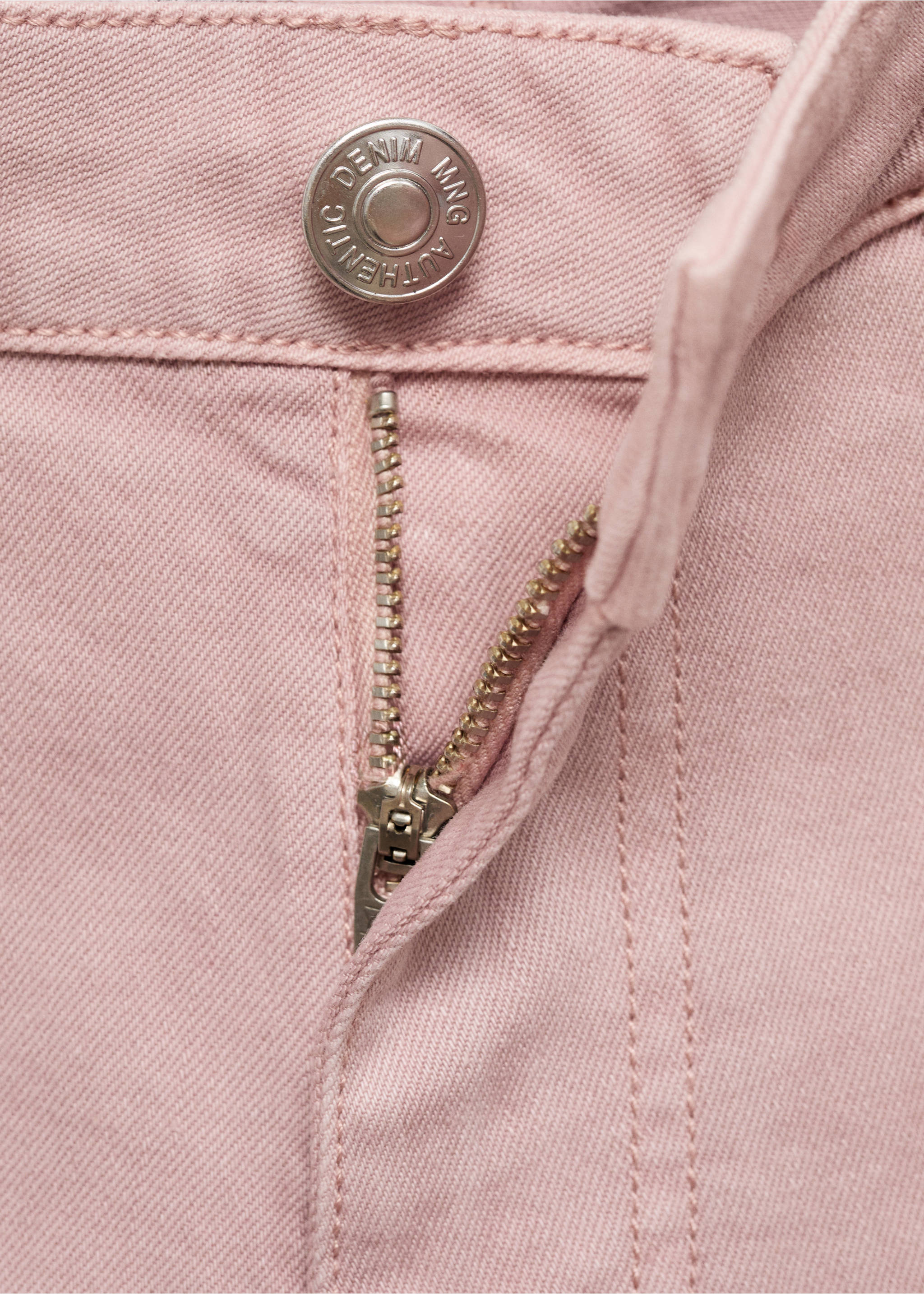 Low-Waist-Shorts - Detail des Artikels 8, Pastellrosa. Ref: 87017173-00.