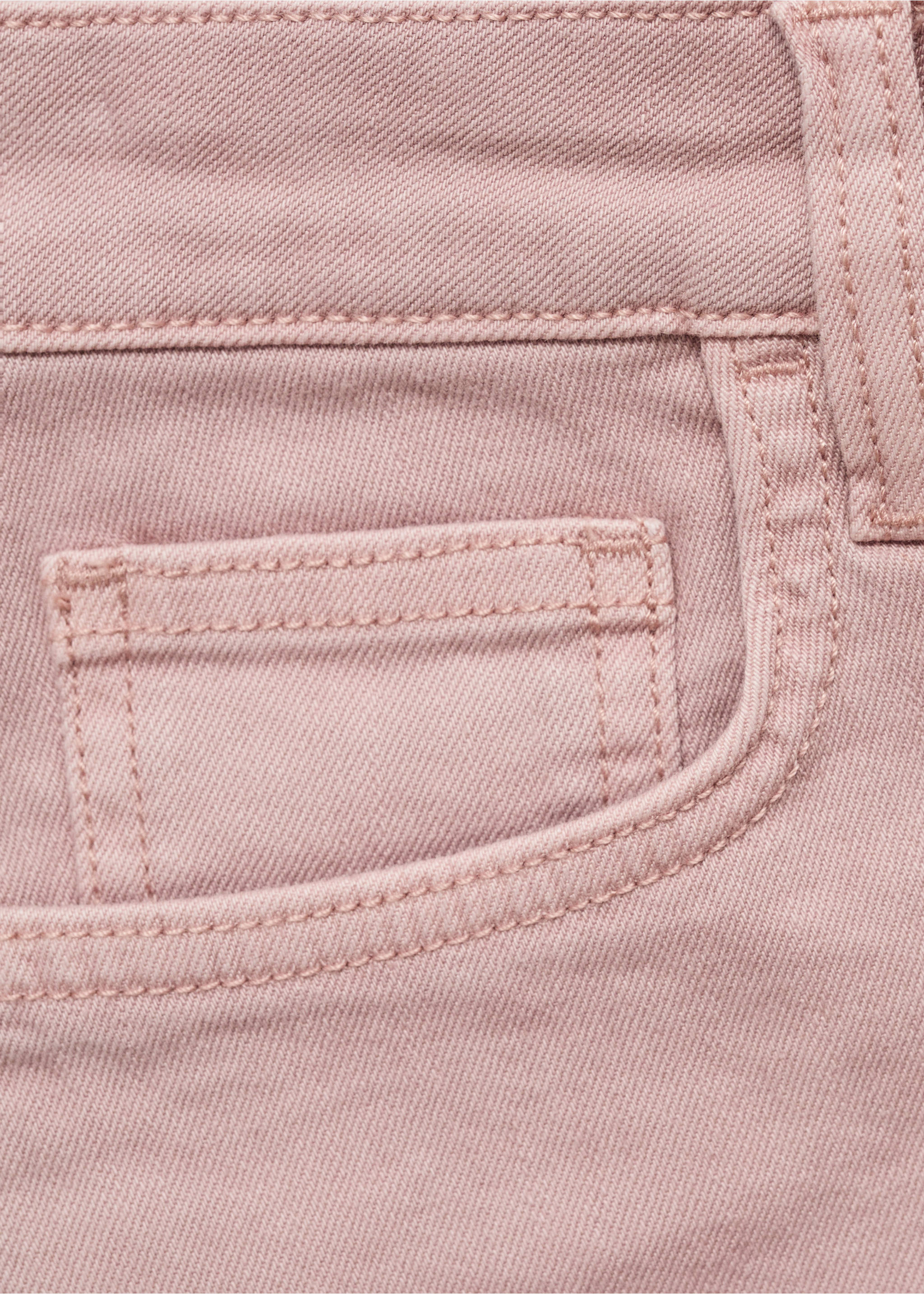 Low-Waist-Shorts - Detail des Artikels 0, Pastellrosa. Ref: 87017173-00.