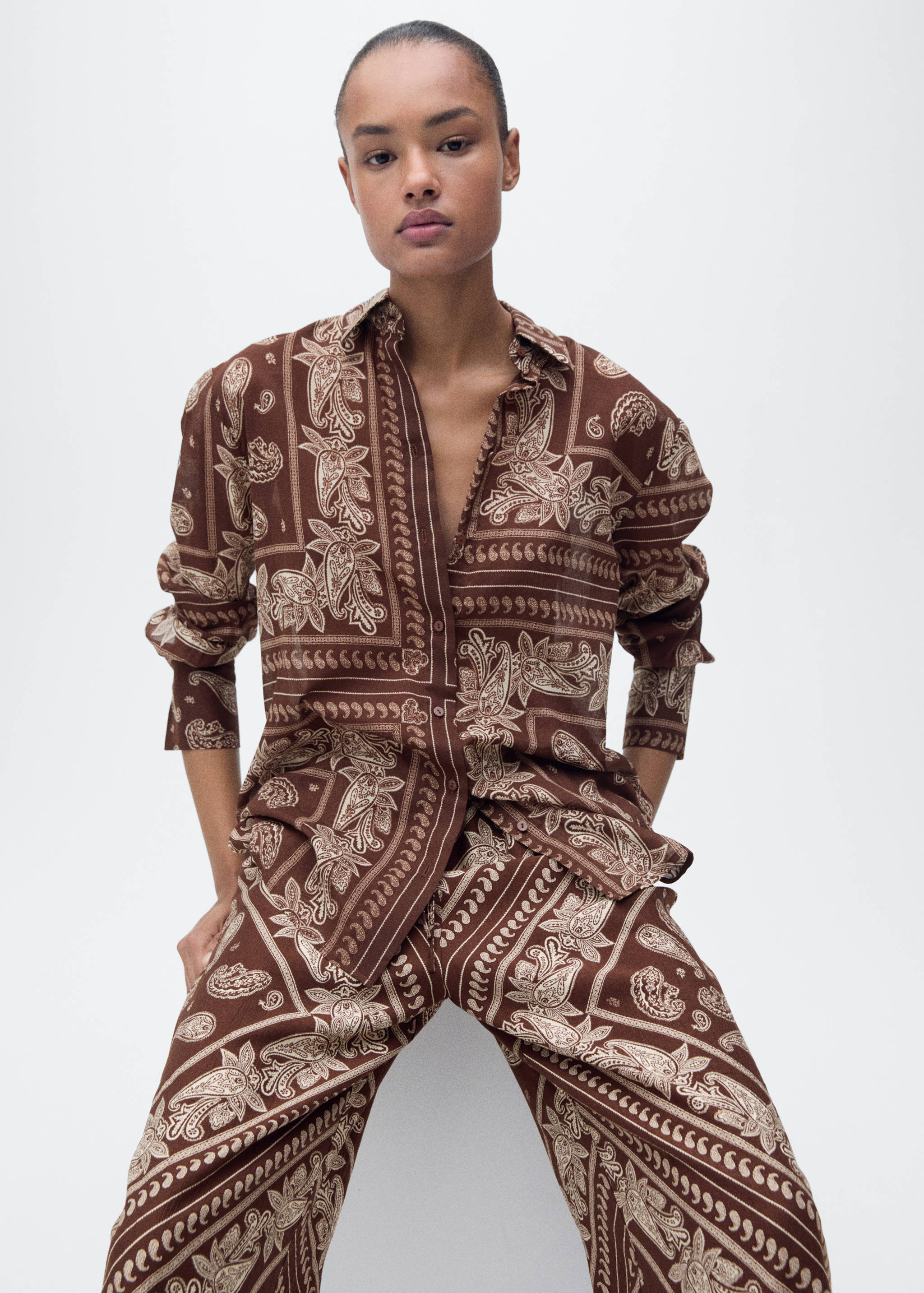 Camisa regular paisley - Detalle del artículo 1