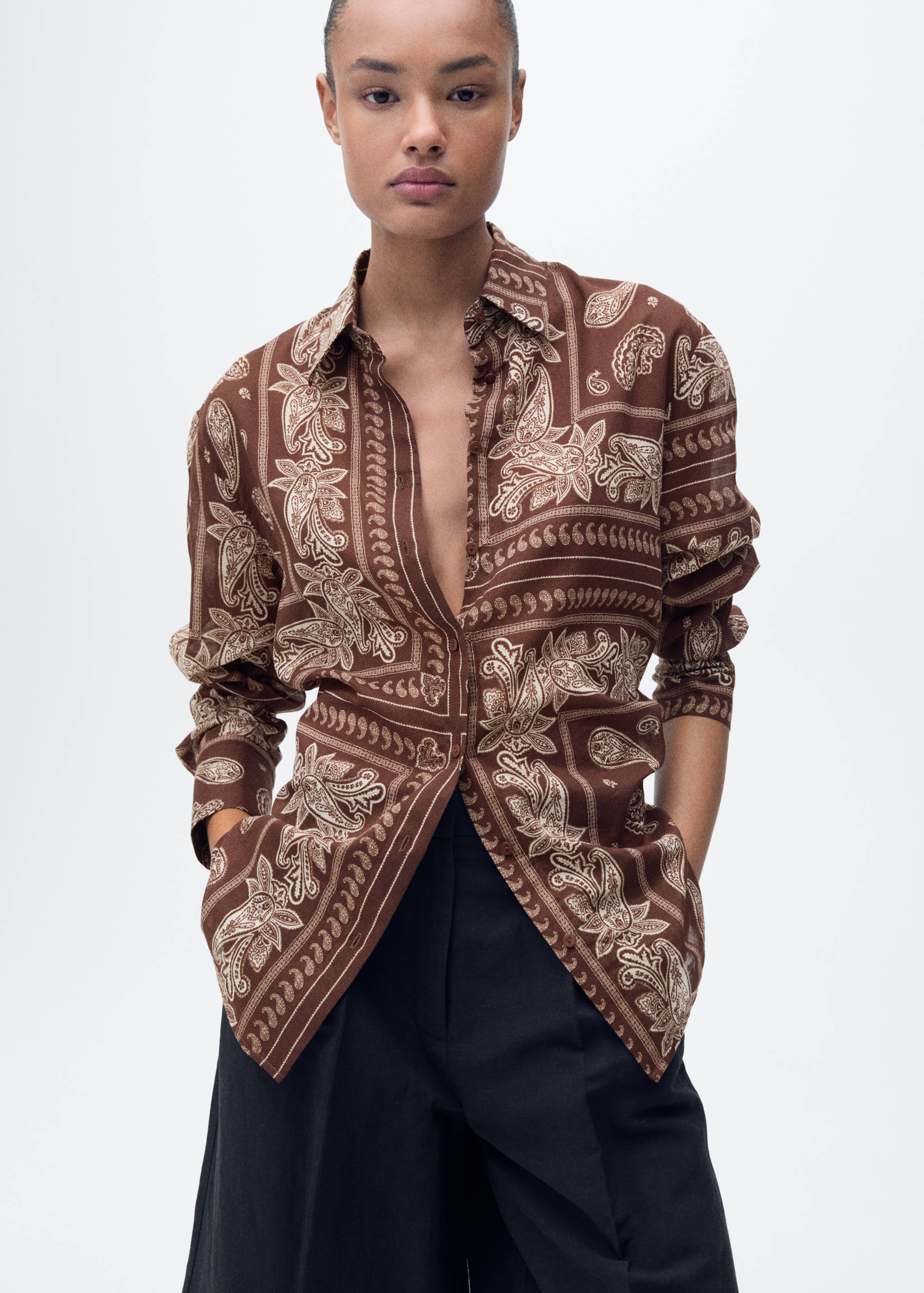 Camisa regular paisley - Detalle del artículo 2