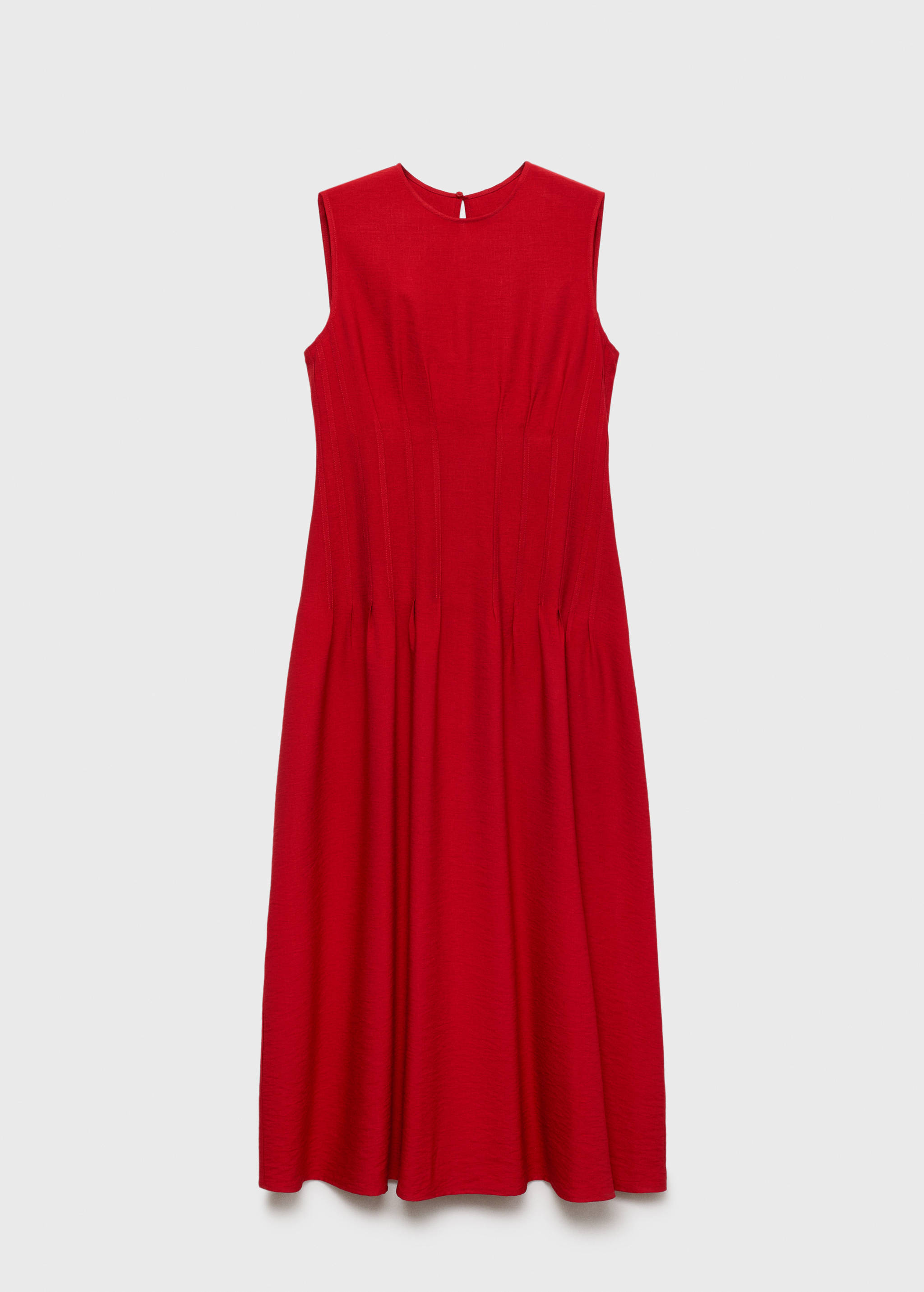 A-line dress with pleats - Article without model