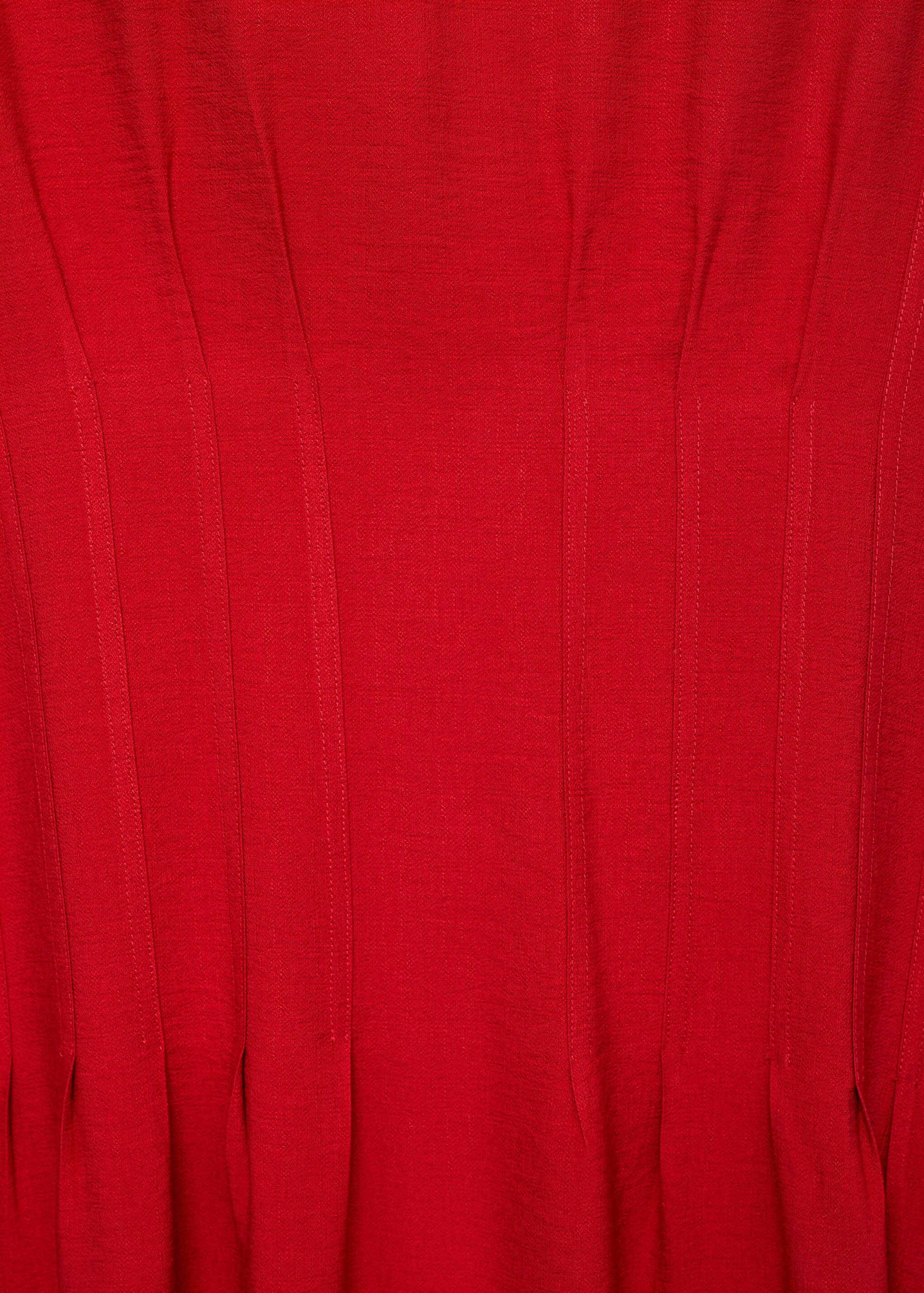 A-line dress with pleats - Details of the article 0