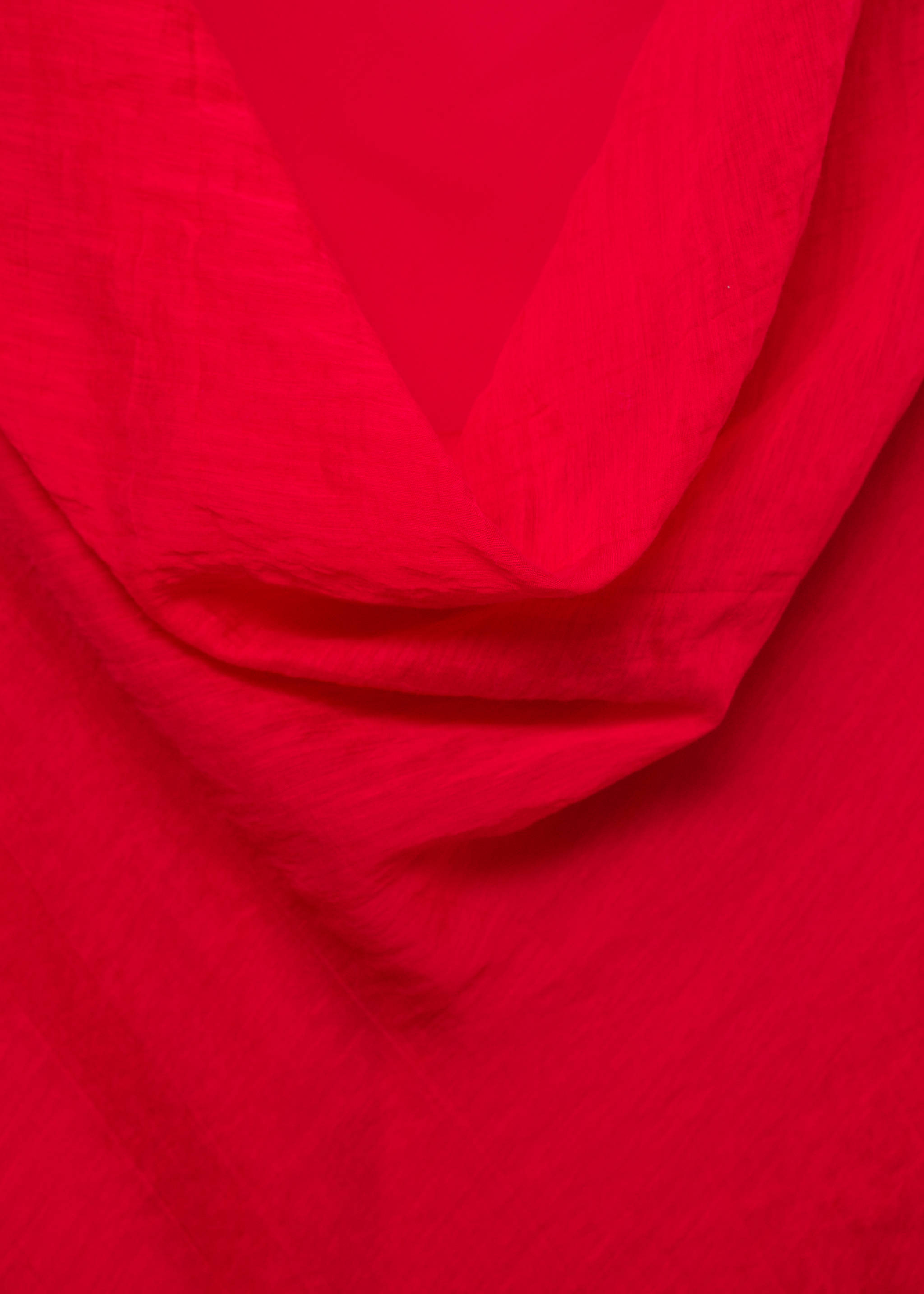 Draped-neck lyocell dress - Details of the article 8