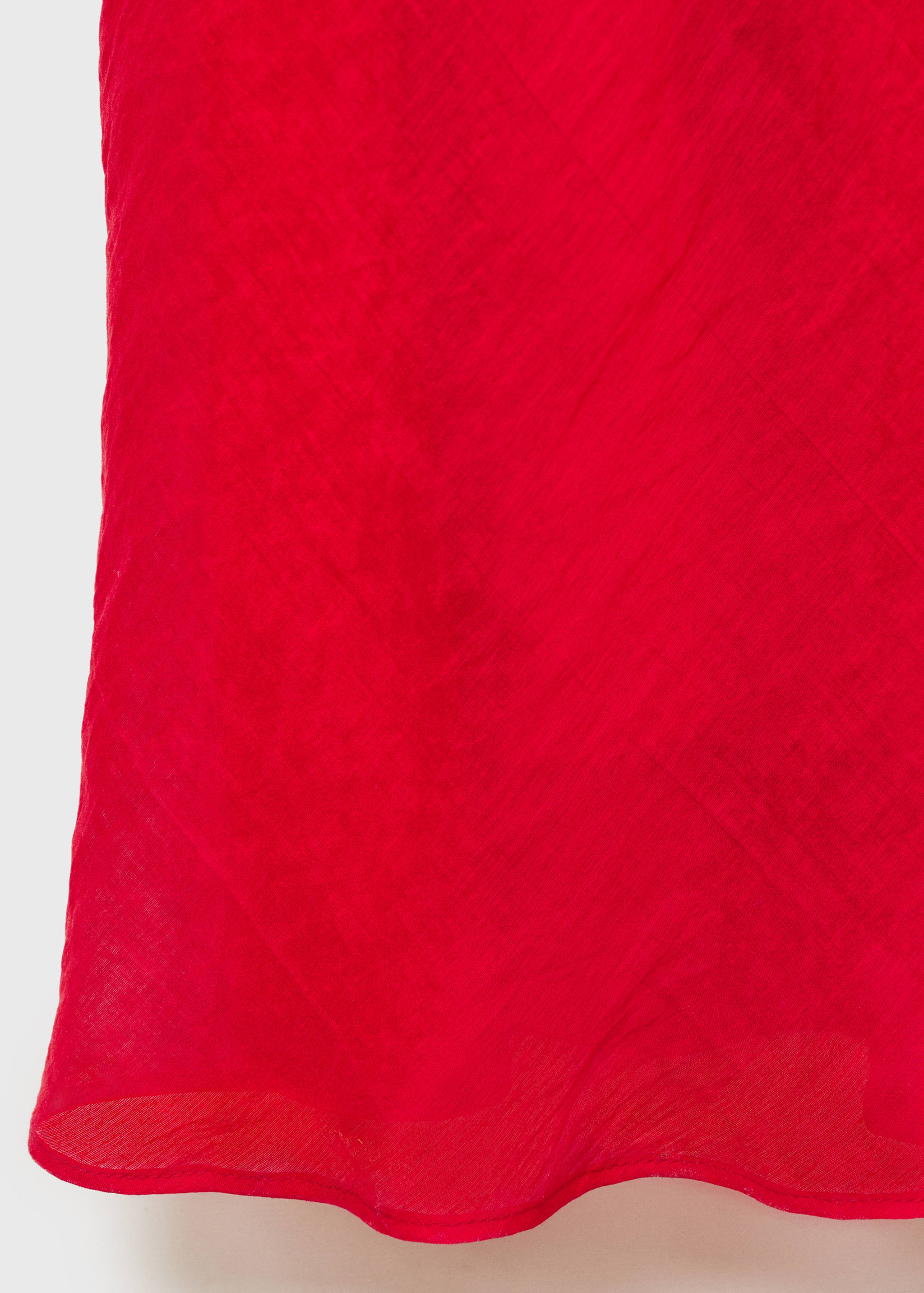 Draped-neck lyocell dress - Details of the article 0