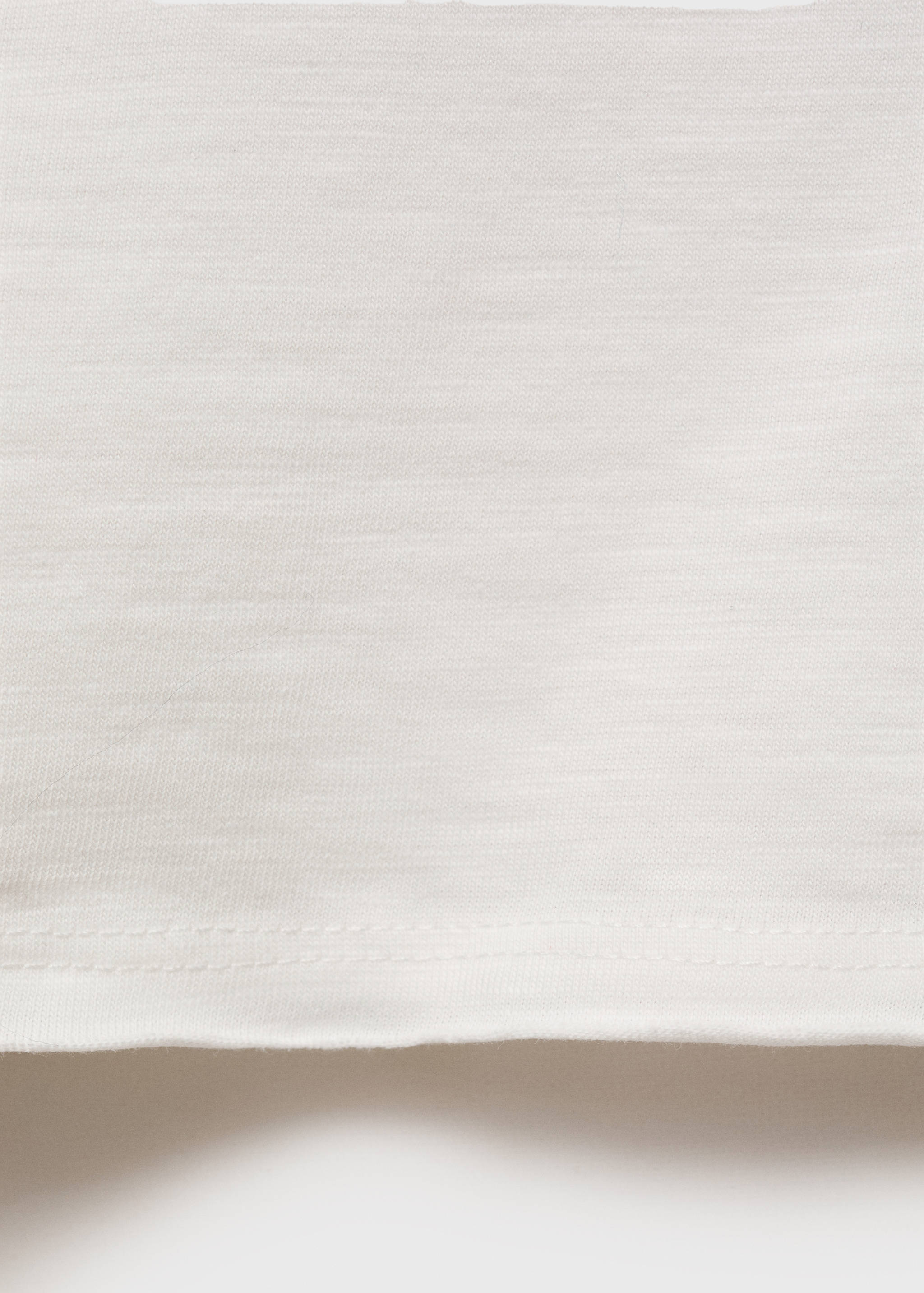 Samarreta cotó coll punta - Detall de l'article 0