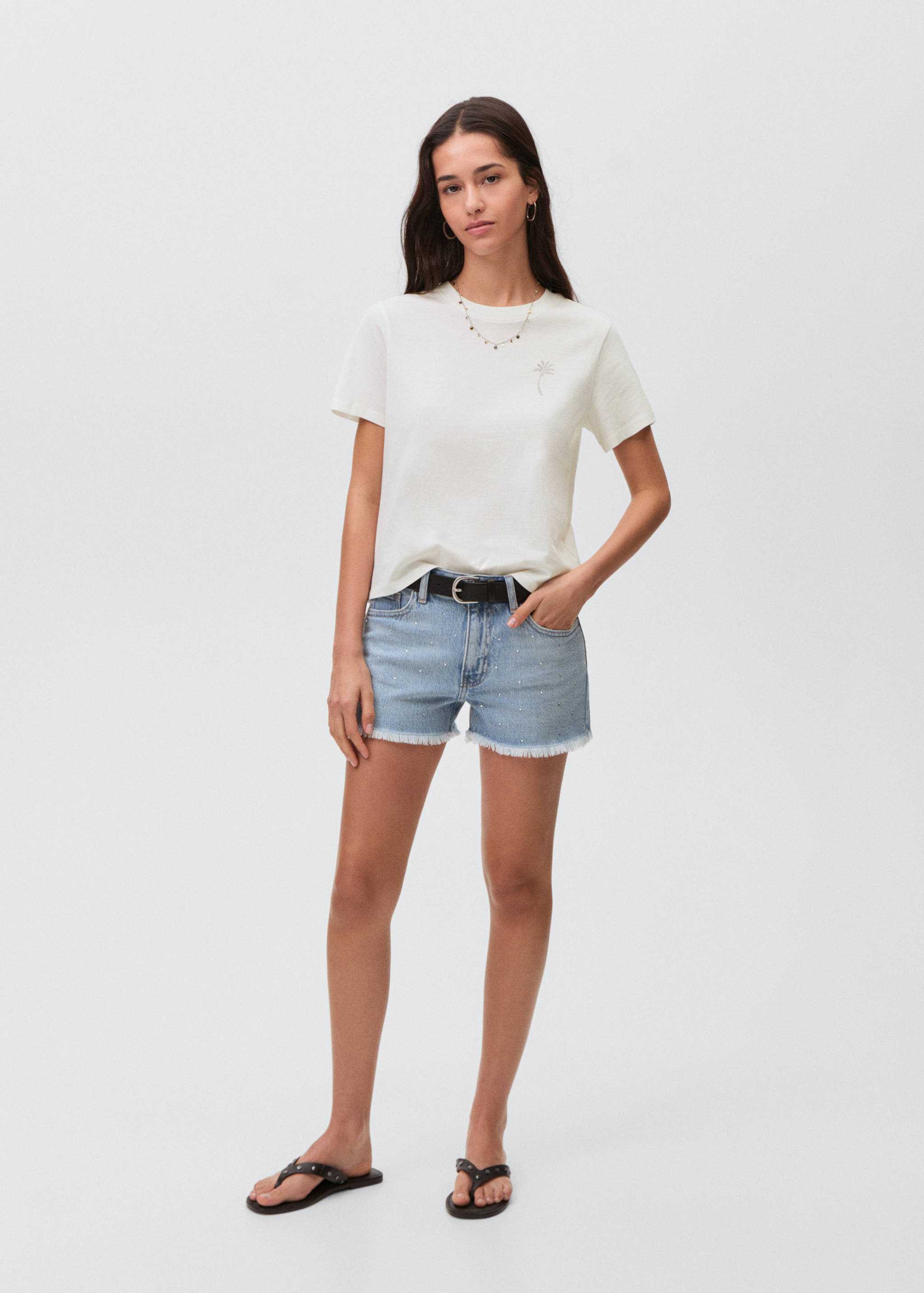 T-shirt with print drawing - General plane