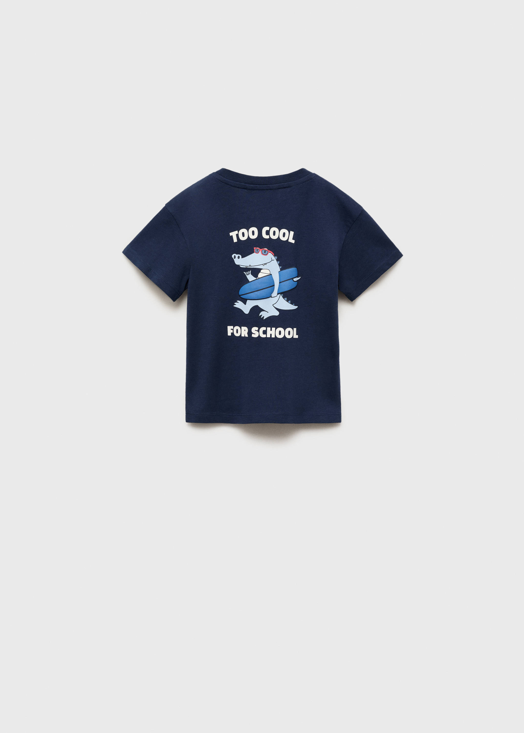Camiseta estampada detalle relieve - Reverso del artículo