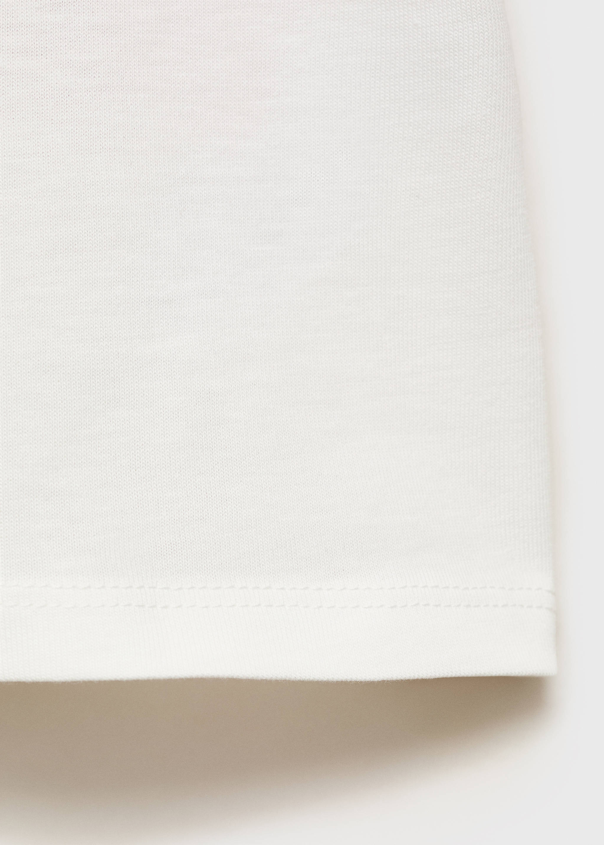 Embossed cotton t-shirt - Details of the article 8