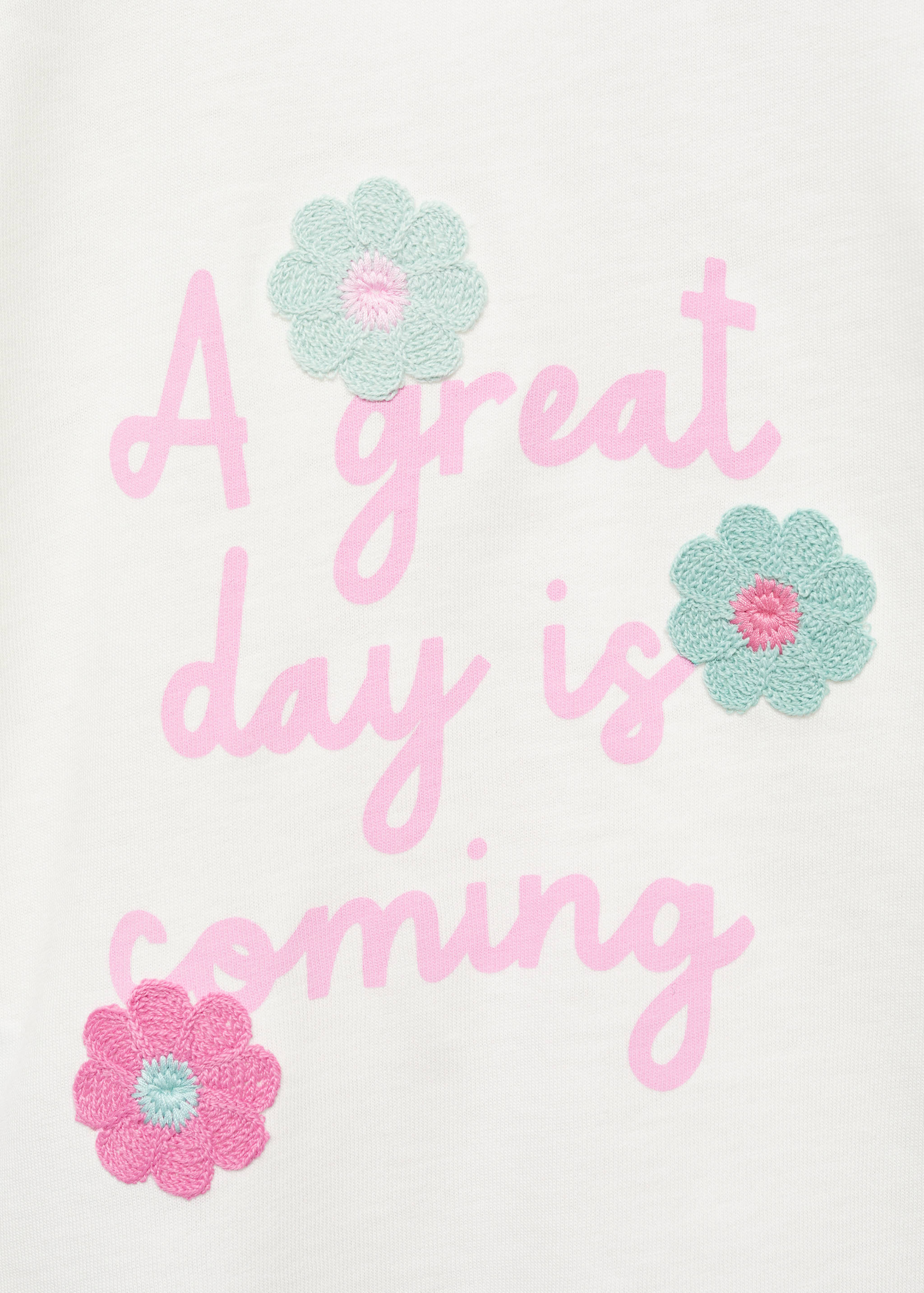 Embossed cotton t-shirt - Details of the article 0