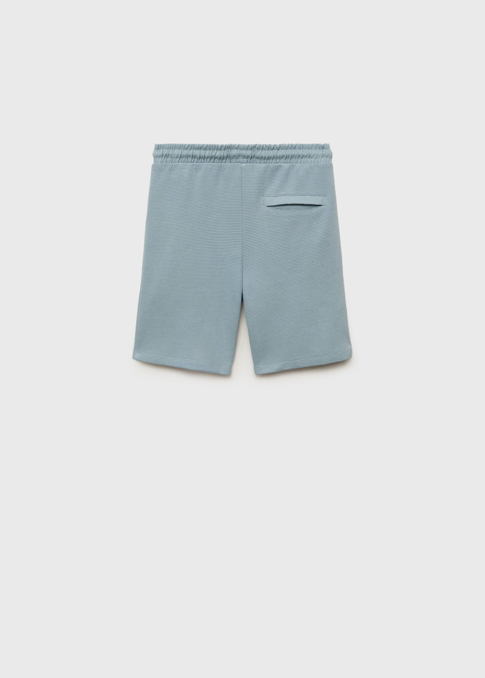 Elastic waist Bermuda shorts - Reverse of the article