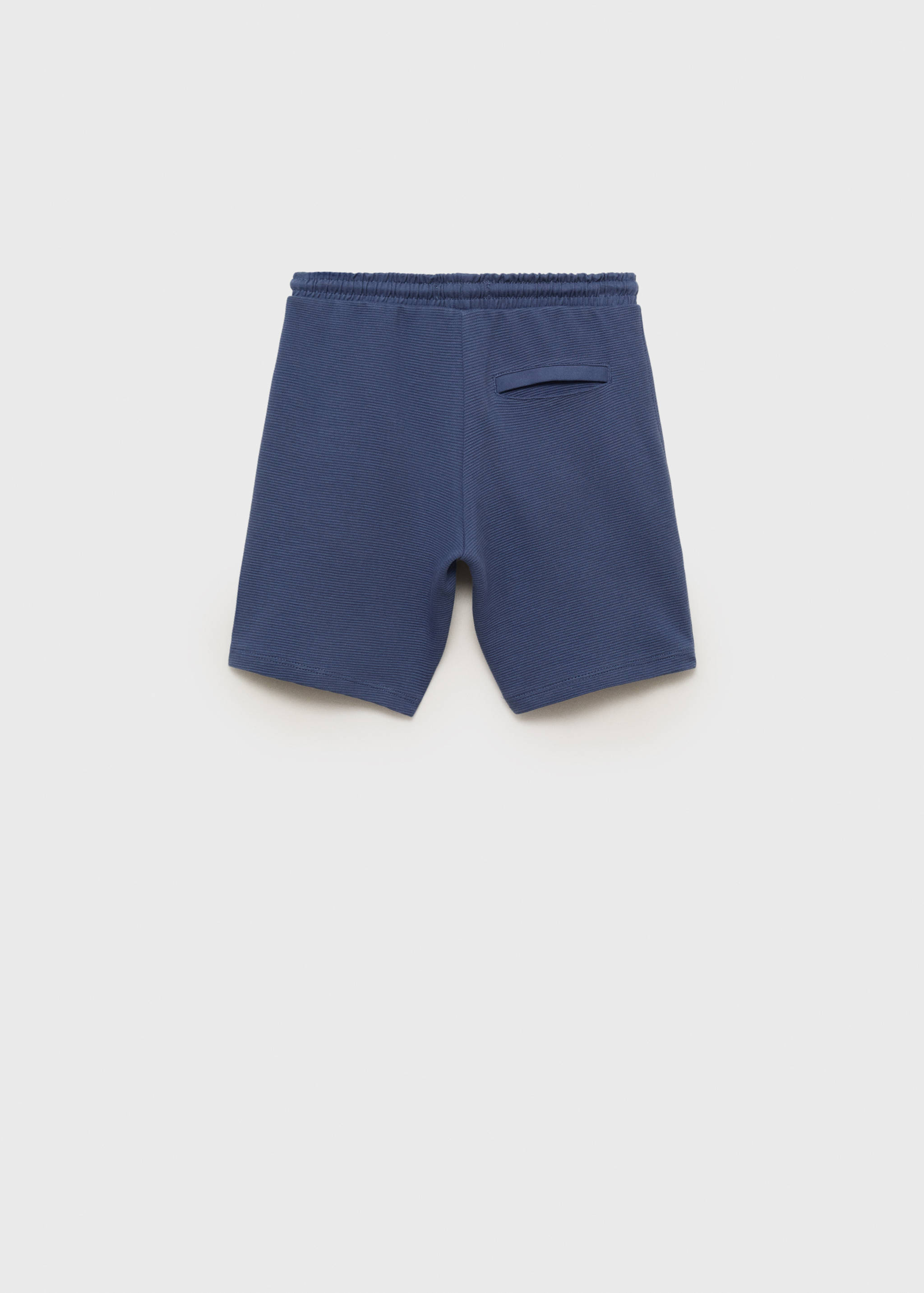 Elastic waist Bermuda shorts - Reverse of the article