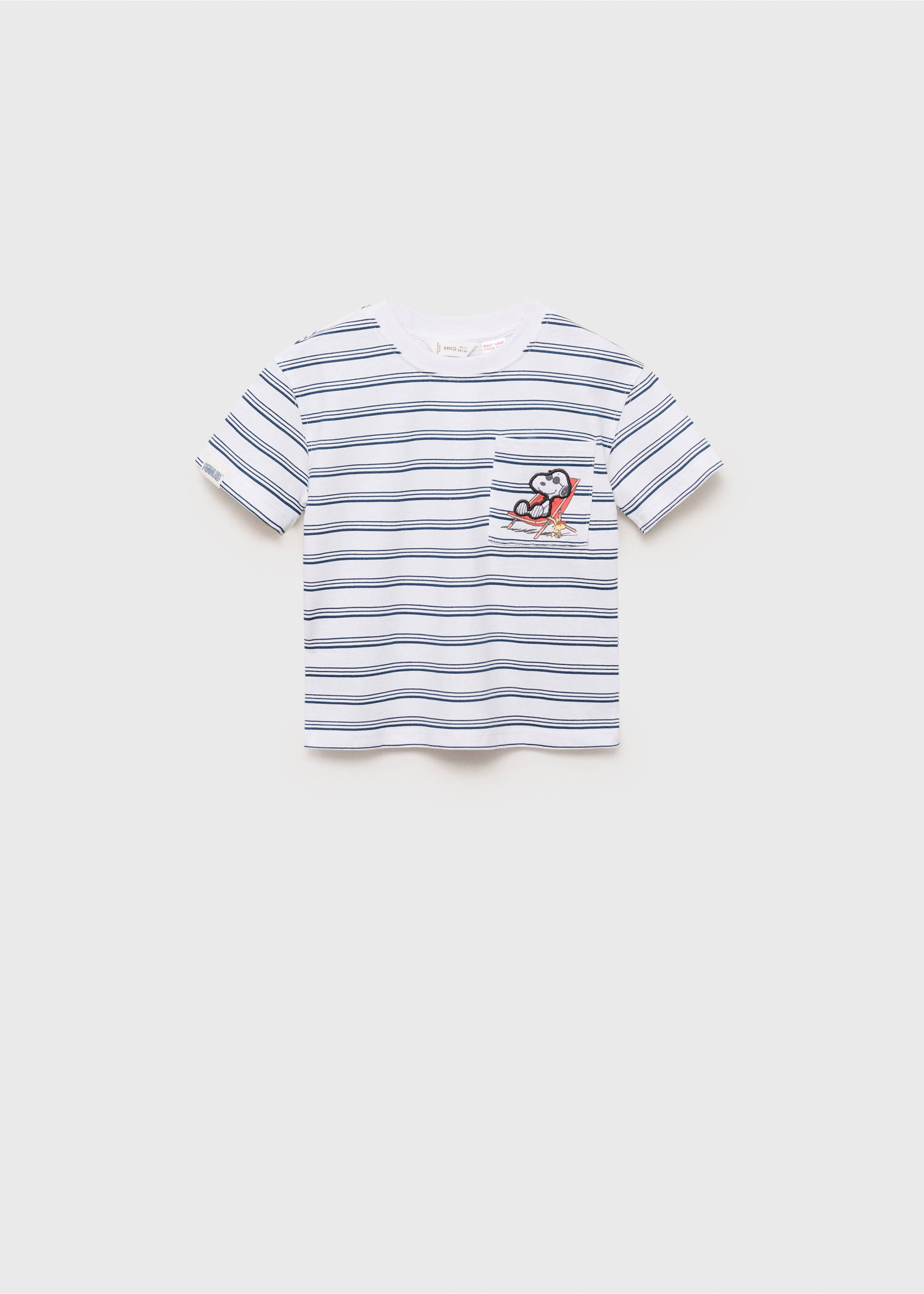 Camiseta rayas Snoopy - Artículo sin modelo, Blanco roto. Ref: 87017709-00.