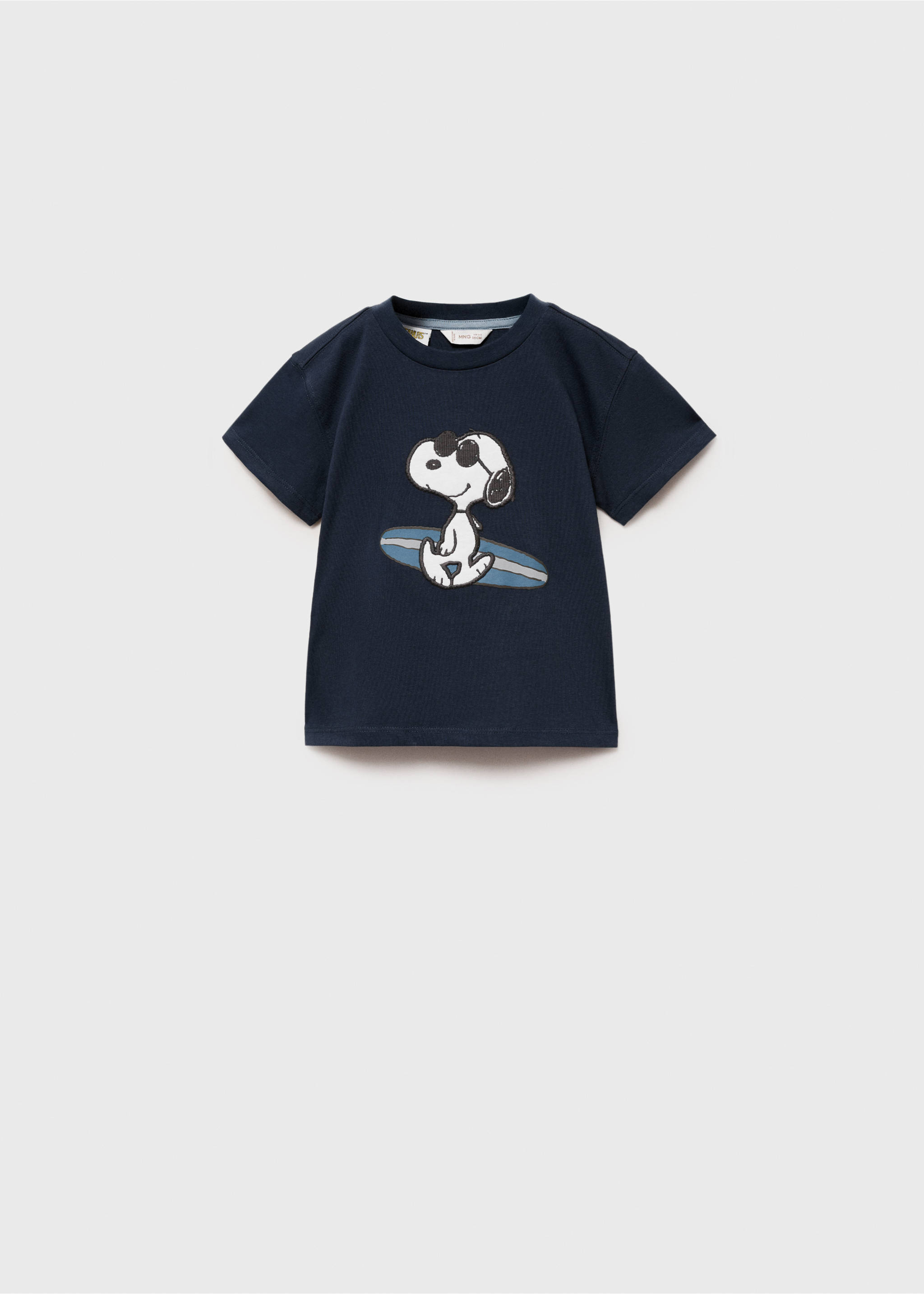 T-shirt imprimé Snoopy - Article sans modèle, Bleu marine. Ref: 87017710-00.