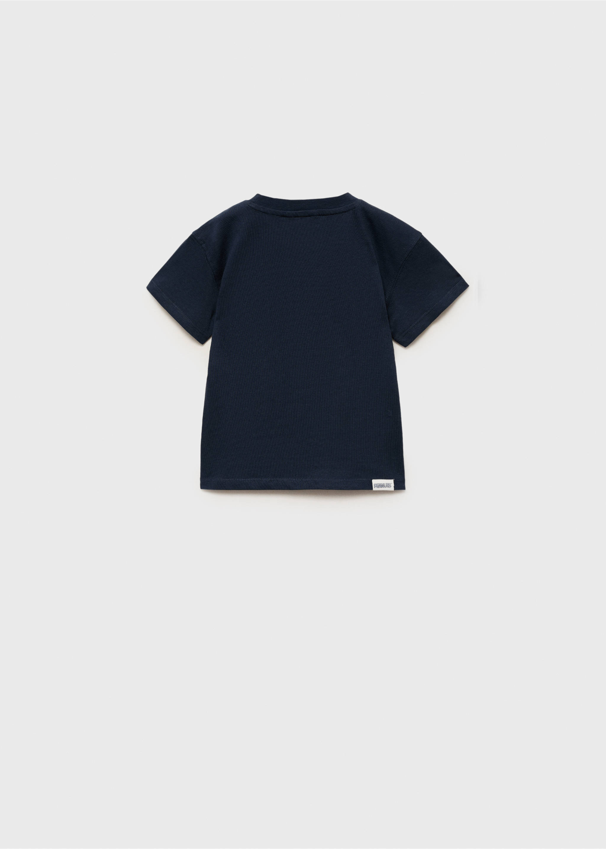 T-shirt imprimé Snoopy - Verso de l’article, Bleu marine. Ref: 87017710-00.