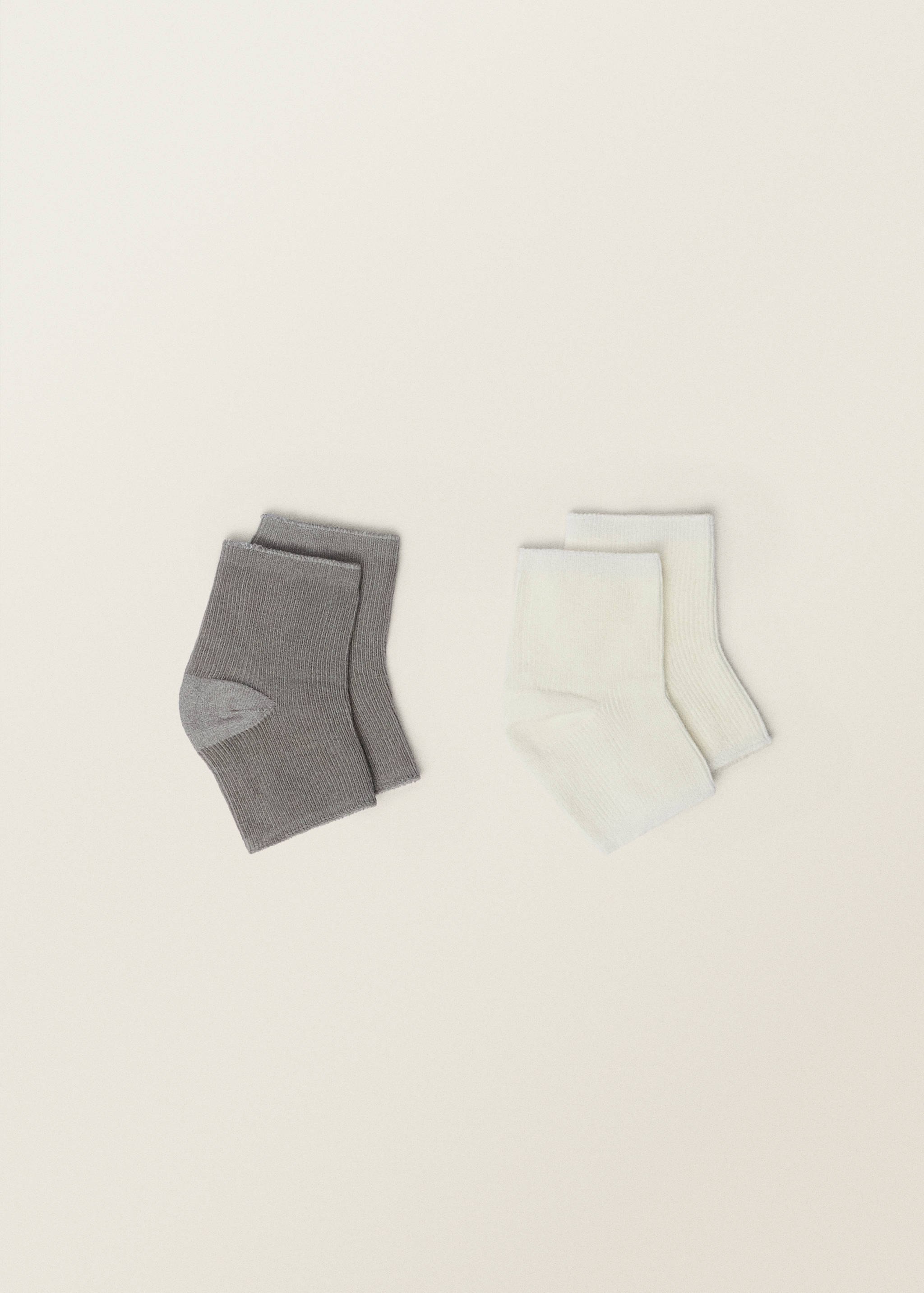Set of ribbed socks with opening - Article without model