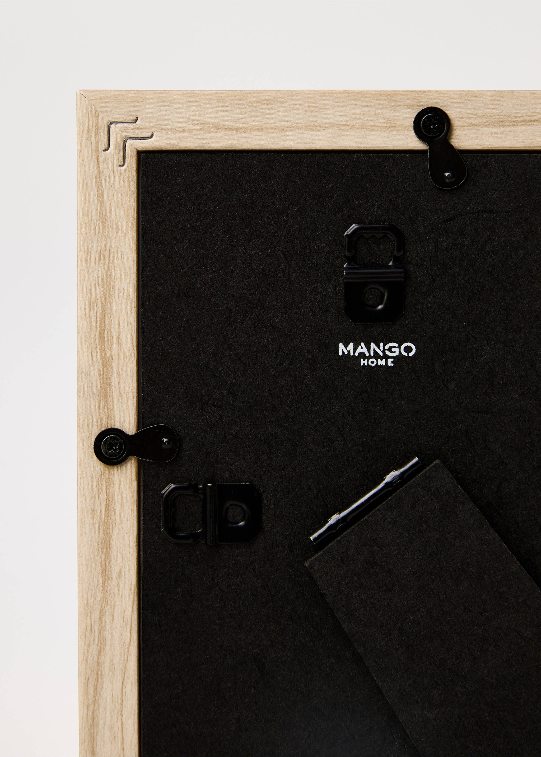 Small wood-effect frame - Details of the article 4, Brown. Ref: 87017714-00.