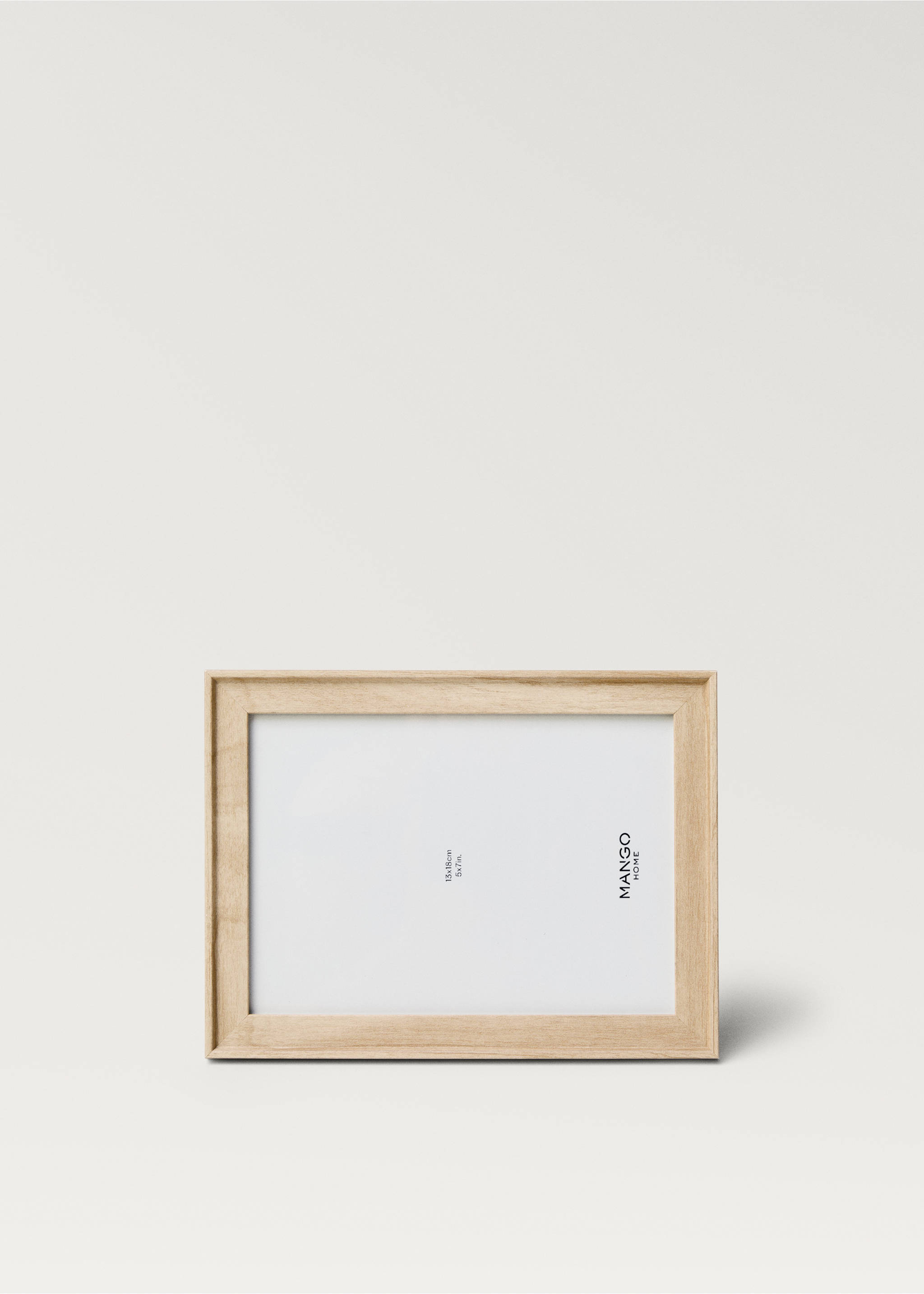 Medium wood-effect frame - Details of the article 1, Brown. Ref: 87017715-00.