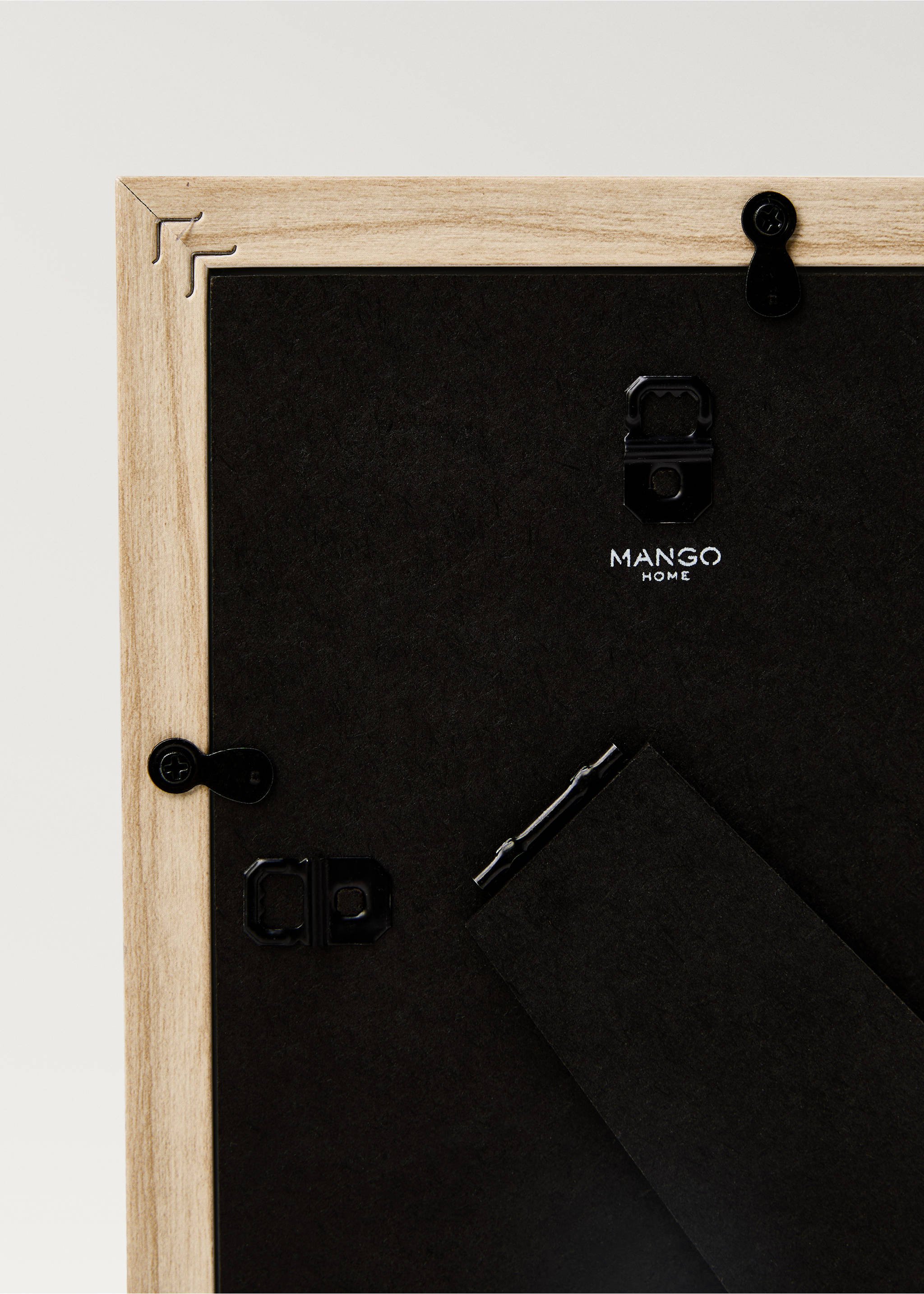 Medium wood-effect frame - Details of the article 4, Brown. Ref: 87017715-00.