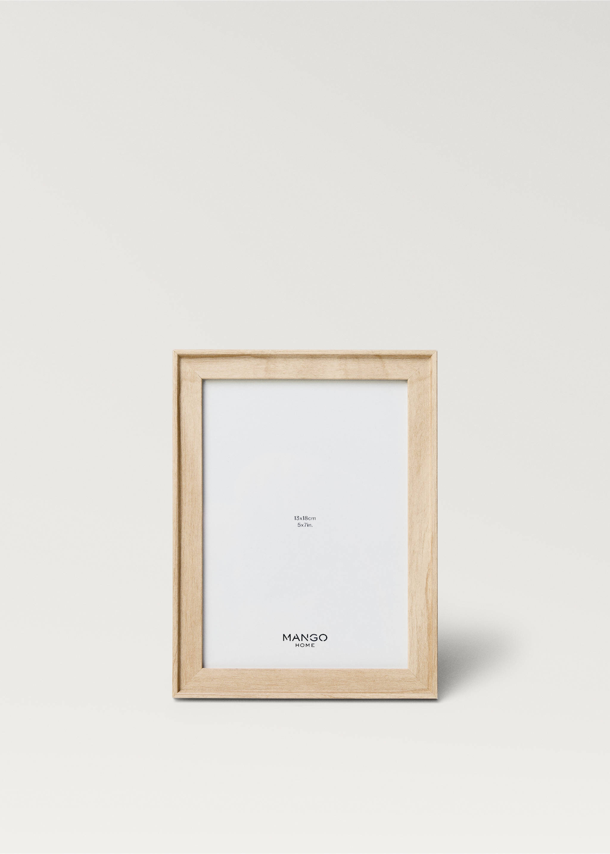 Medium wood-effect frame - Article without model, Brown. Ref: 87017715-00.