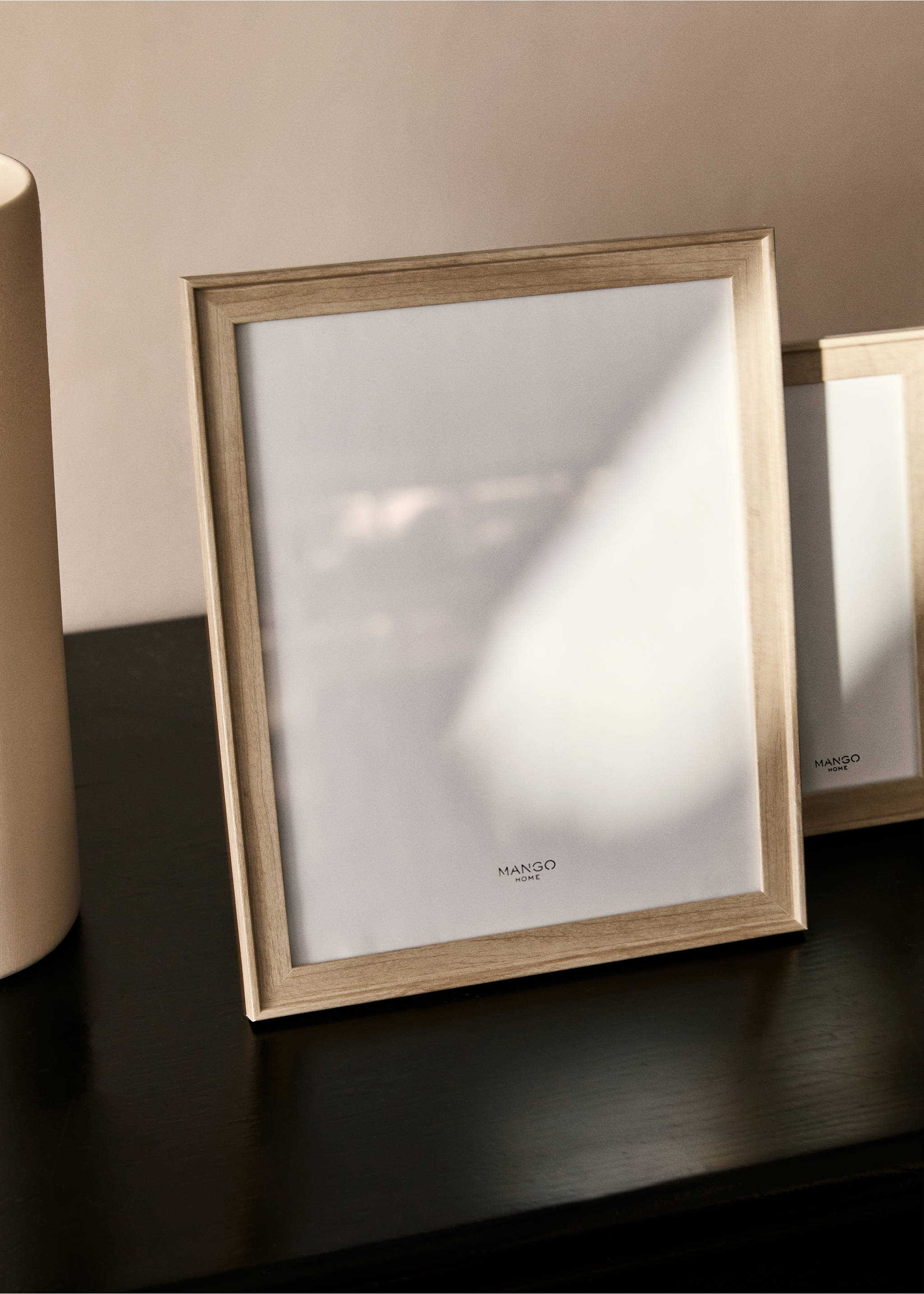 Large wood-effect frame - General plane, Brown. Ref: 87017716-00.