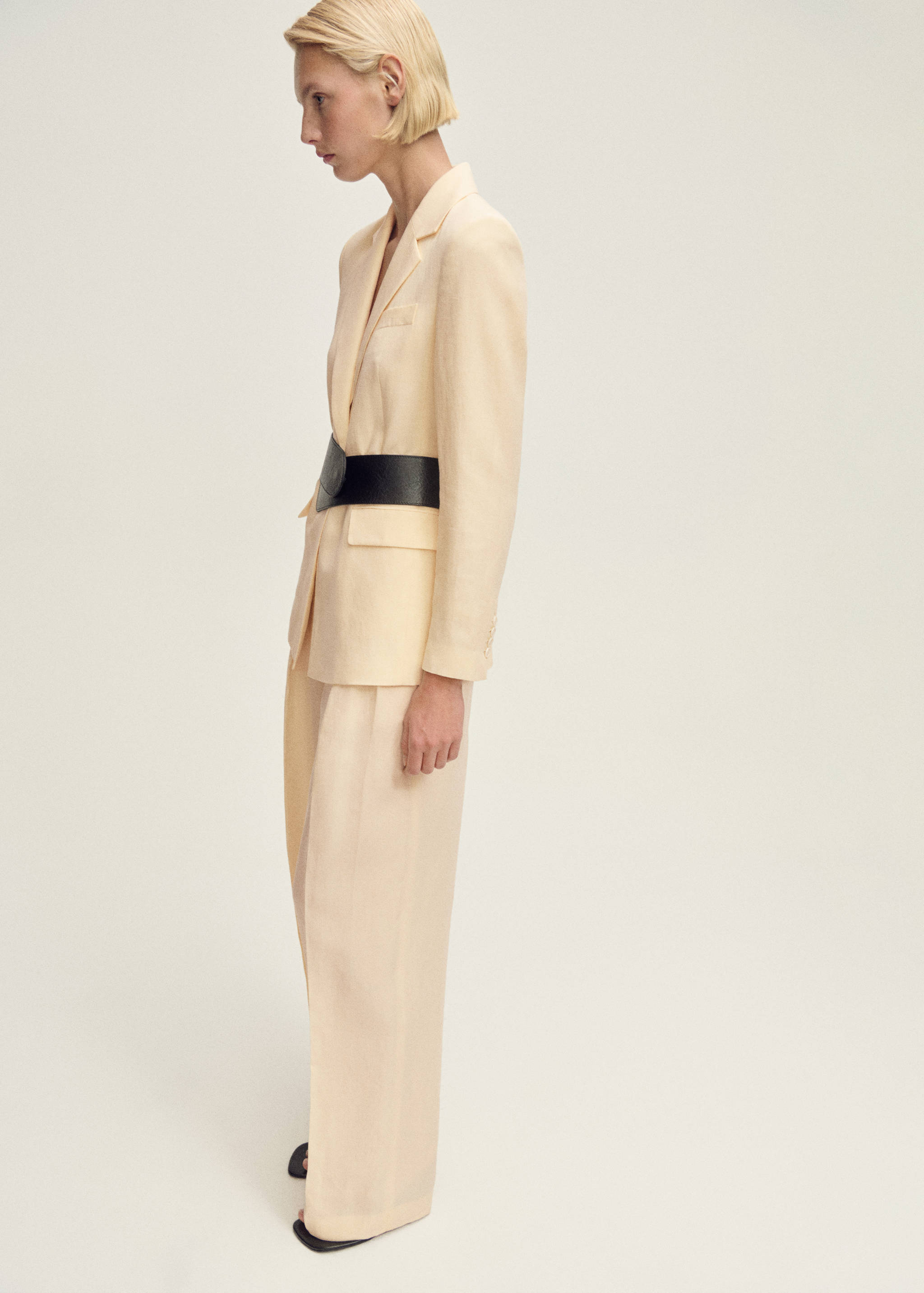 Sakko aus Leinengemisch - Allgemeine Ansicht