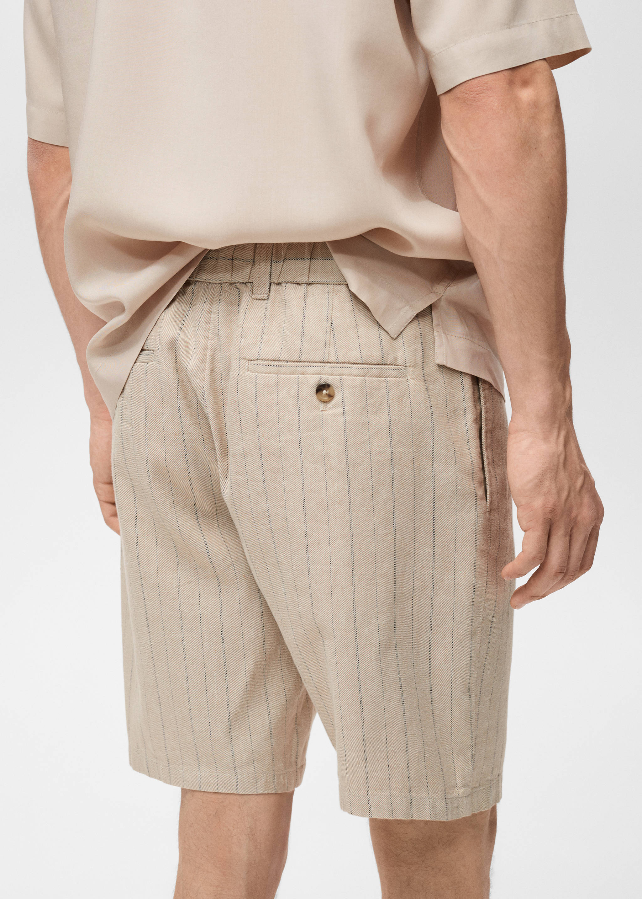 Bermuda lin à rayures - Détail de l'article 6