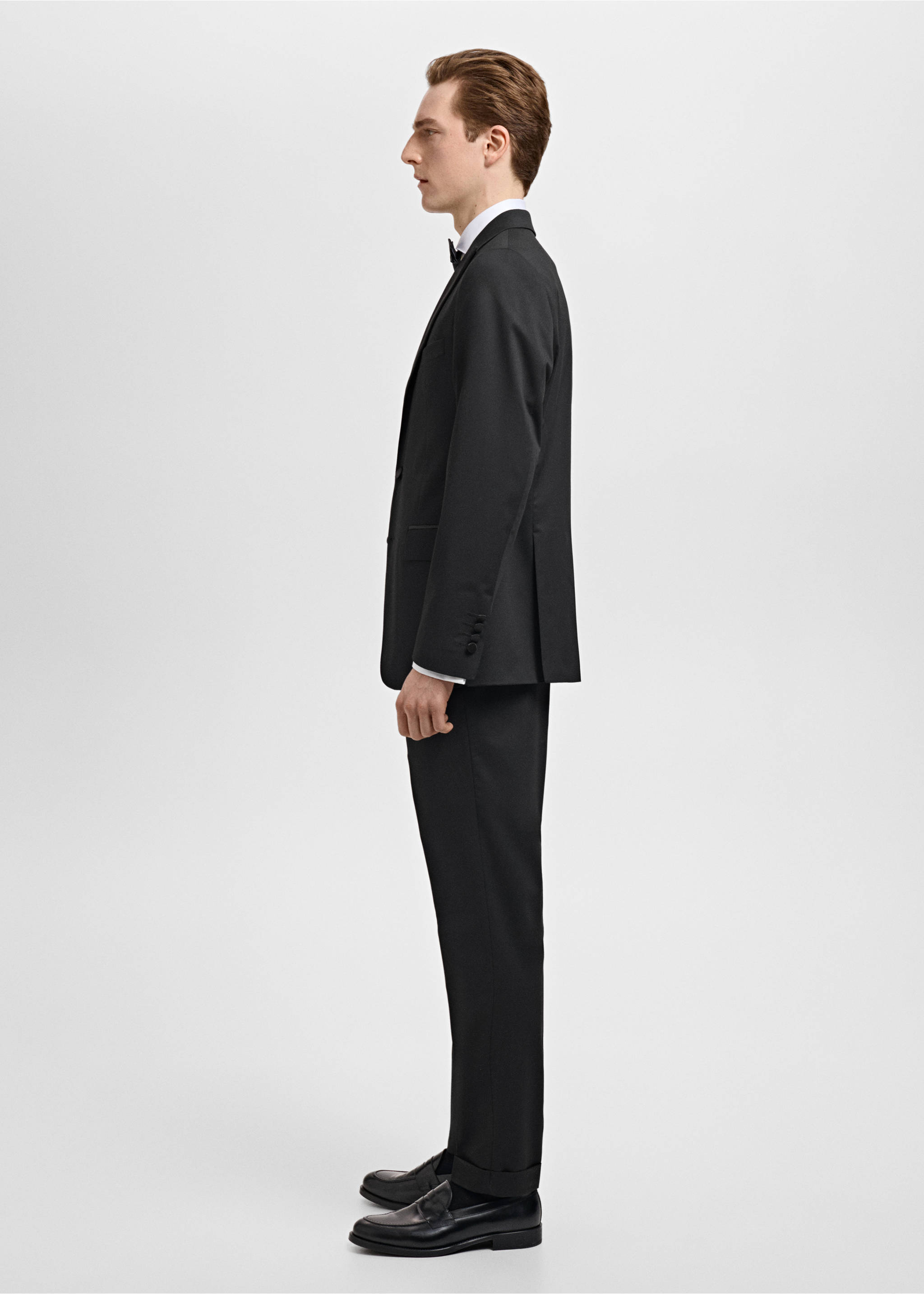 Rette dressbukser - Artikkeldetalj 2, Svart. Ref: 87017893-00.
