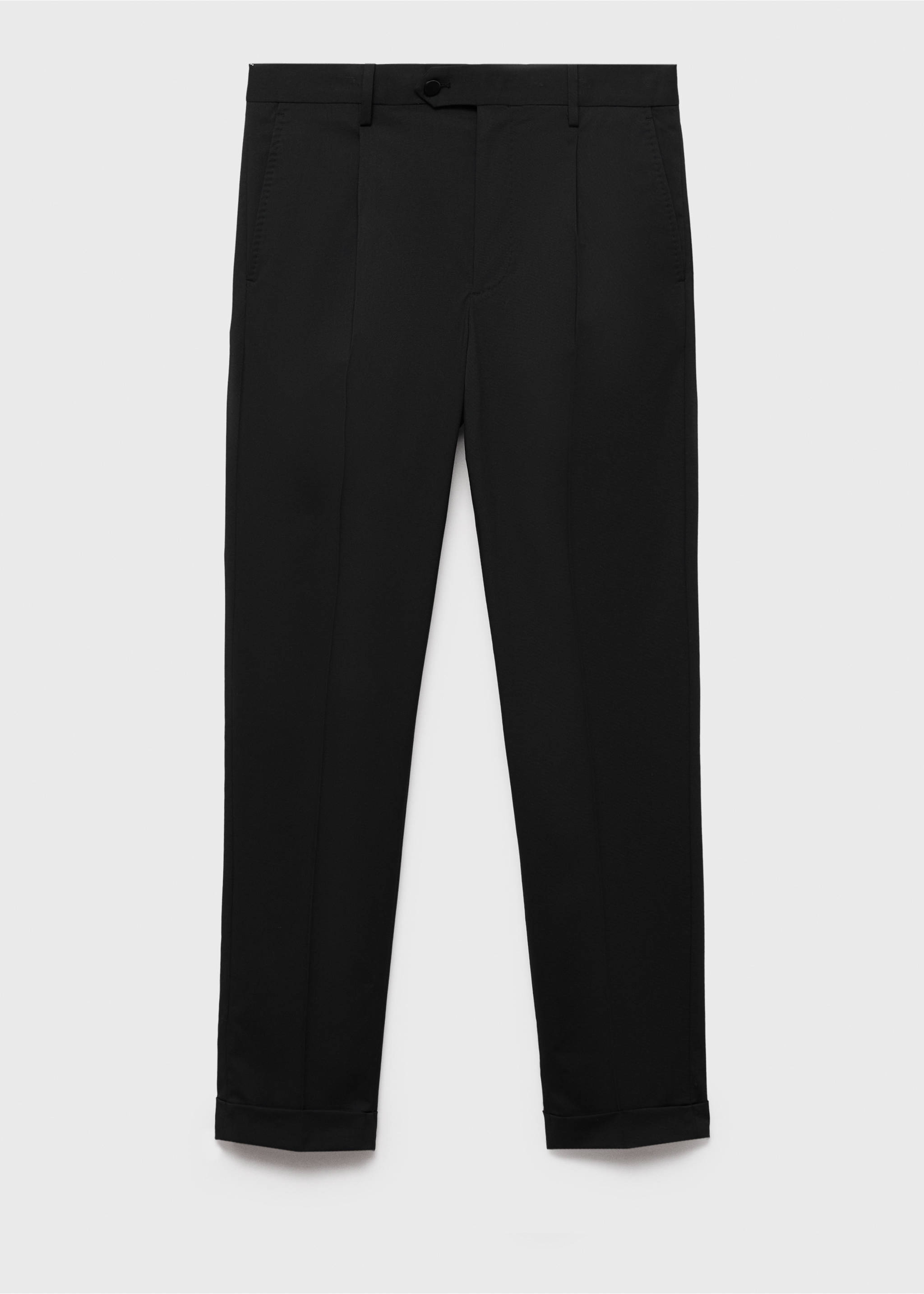 Rette dressbukser - Artikkel uten modell, Svart. Ref: 87017893-00.