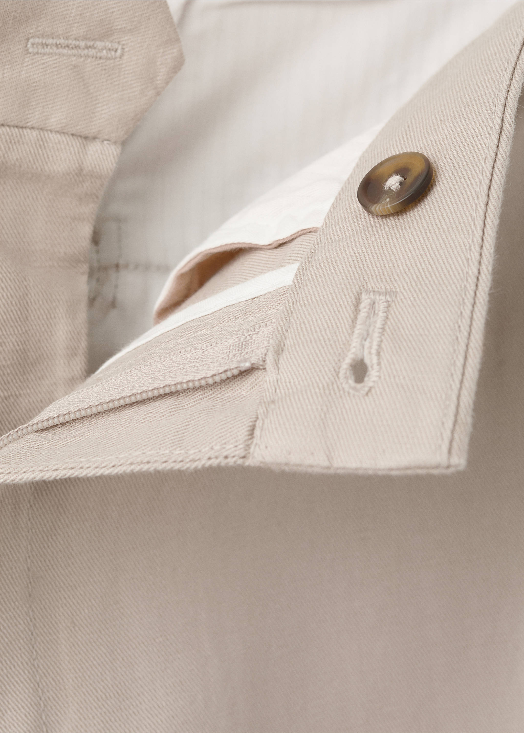 Trousers uniformv - Details of the article 8, Sand. Ref: 87017894-00.
