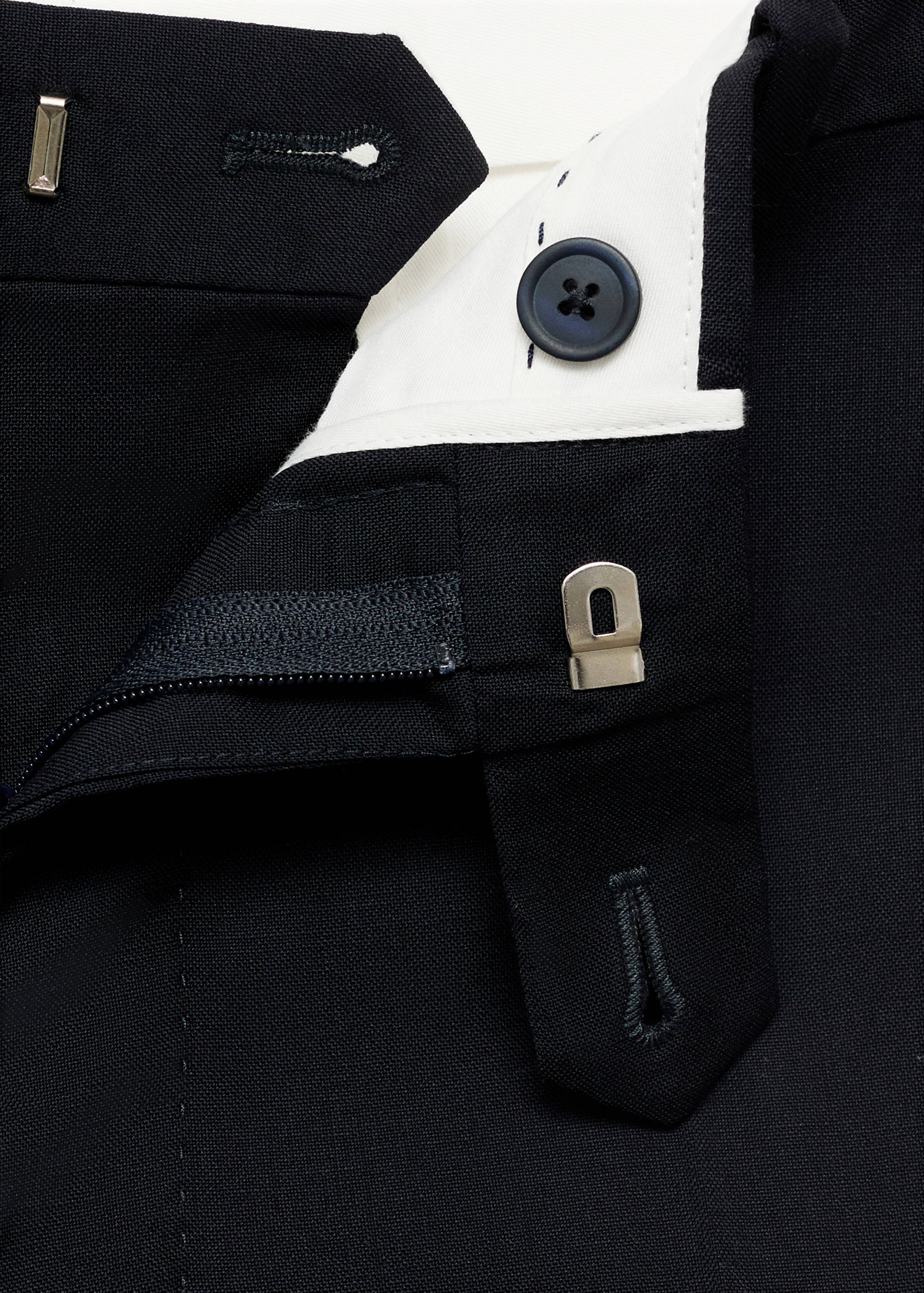 Cold wool slim-fit trousers - Details of the article 8