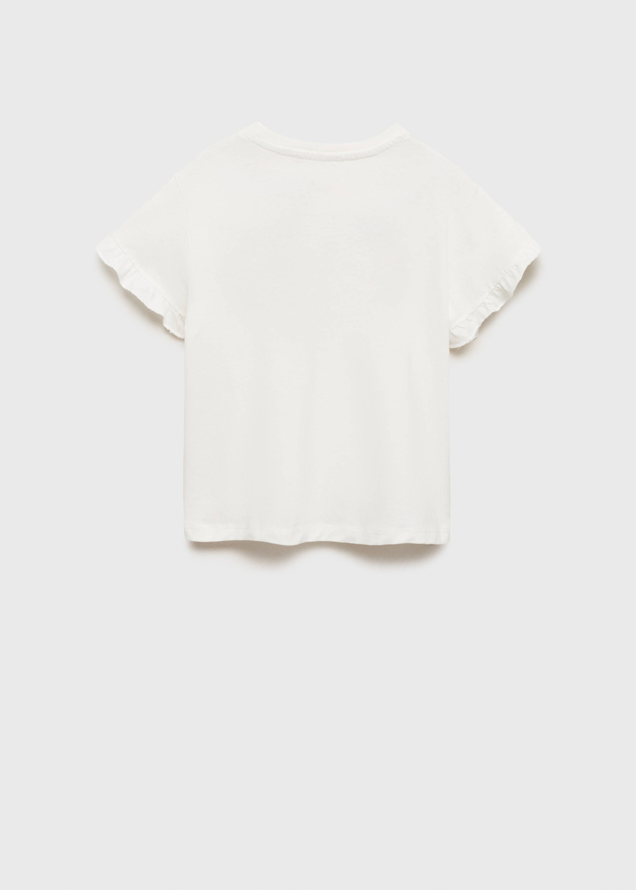 Ruffles embroidered  t-shirt - Reverse of the article