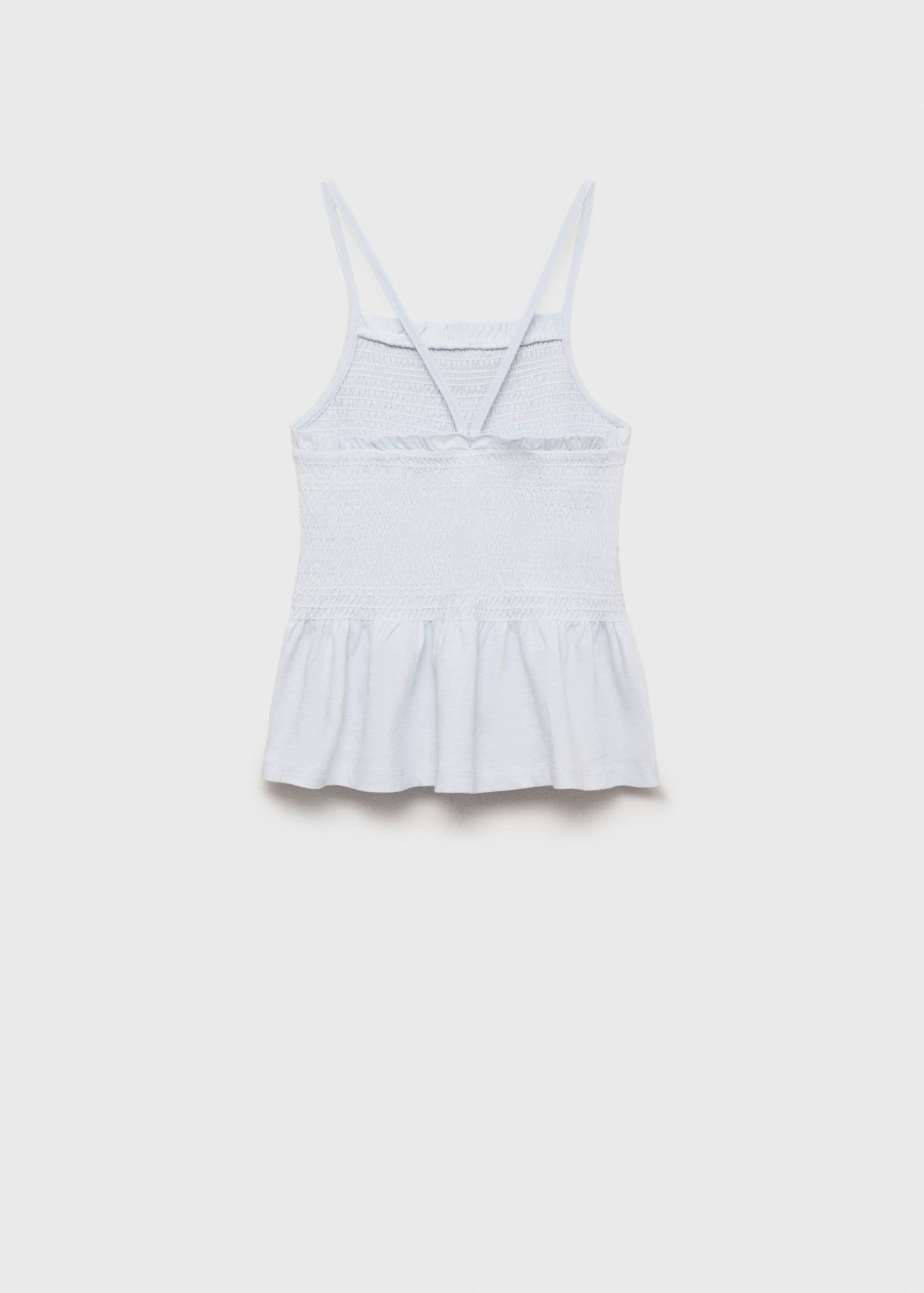 Top nid d’abeilles coton - Verso de l’article