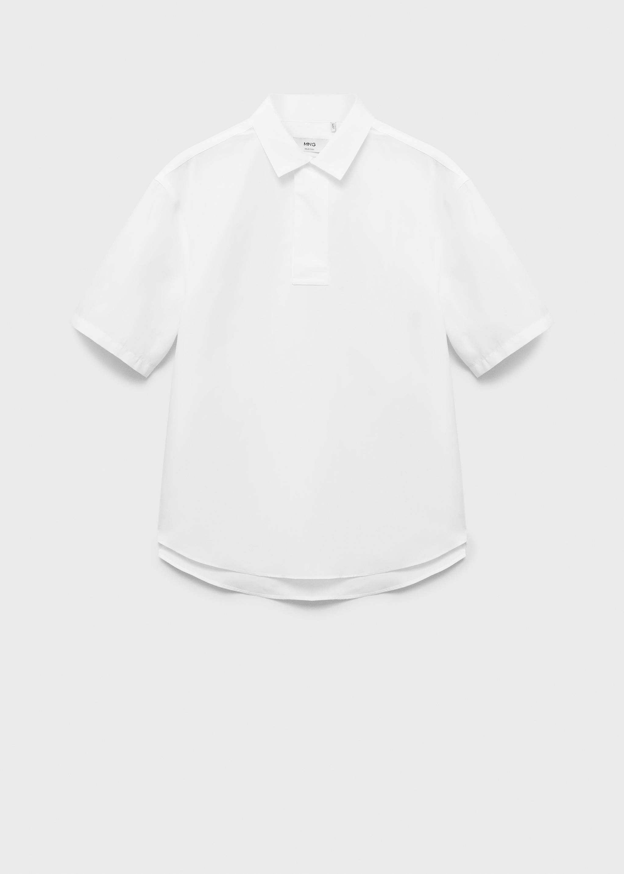 Regular-Fit-Poloshirt aus Lyocell und Leinen - Artikel ohne Model