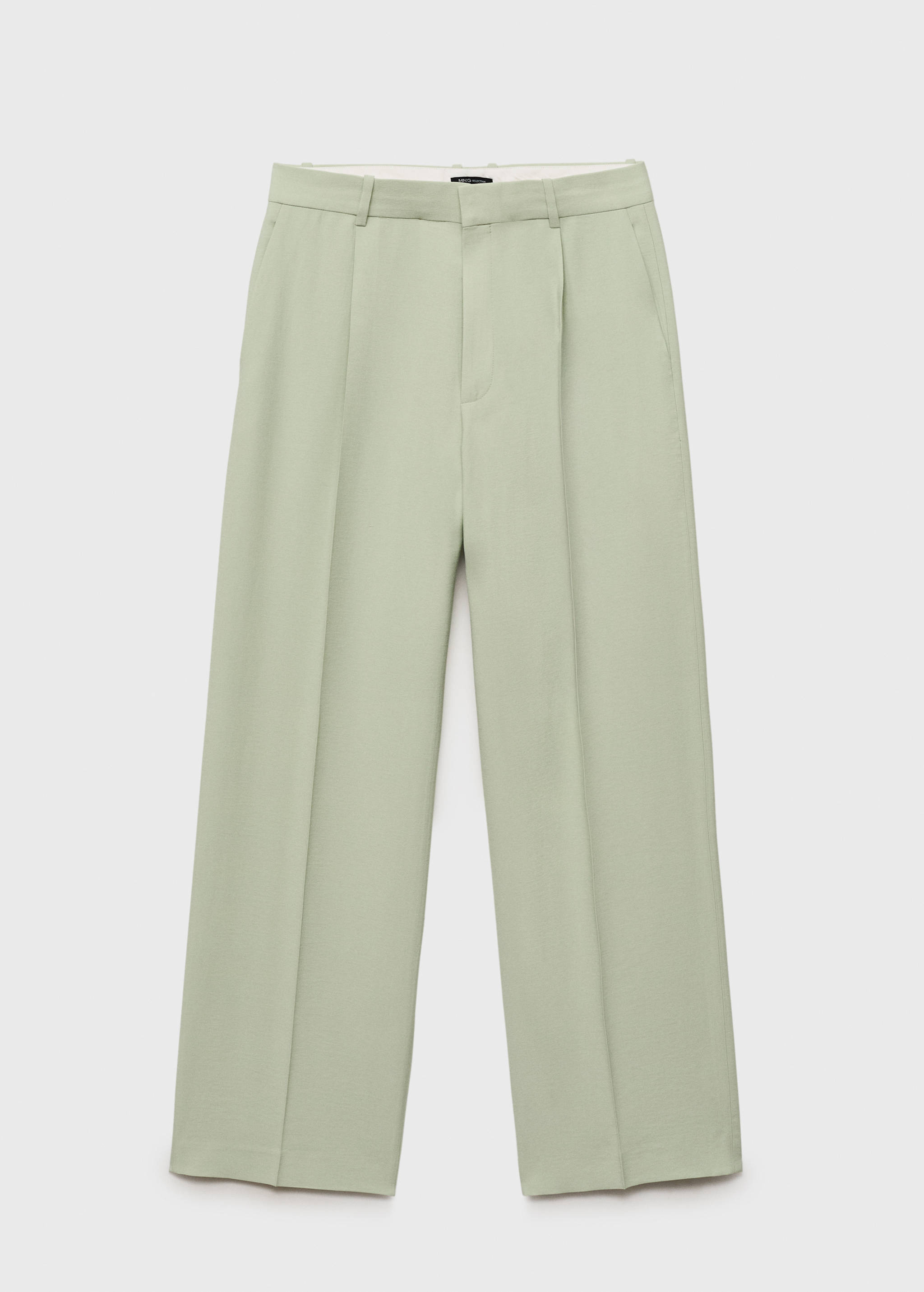 Straight-fit suit trousers - Article without model