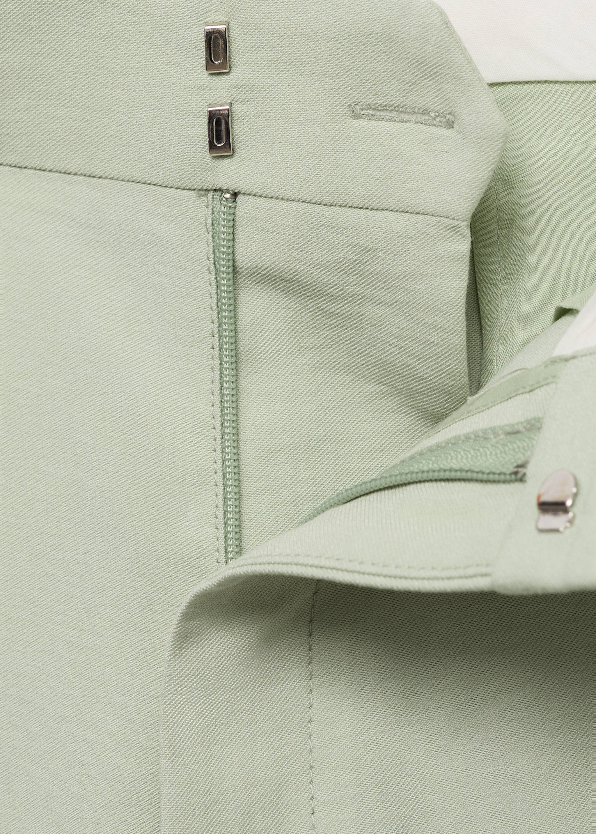 Straight-fit suit trousers - Details of the article 8