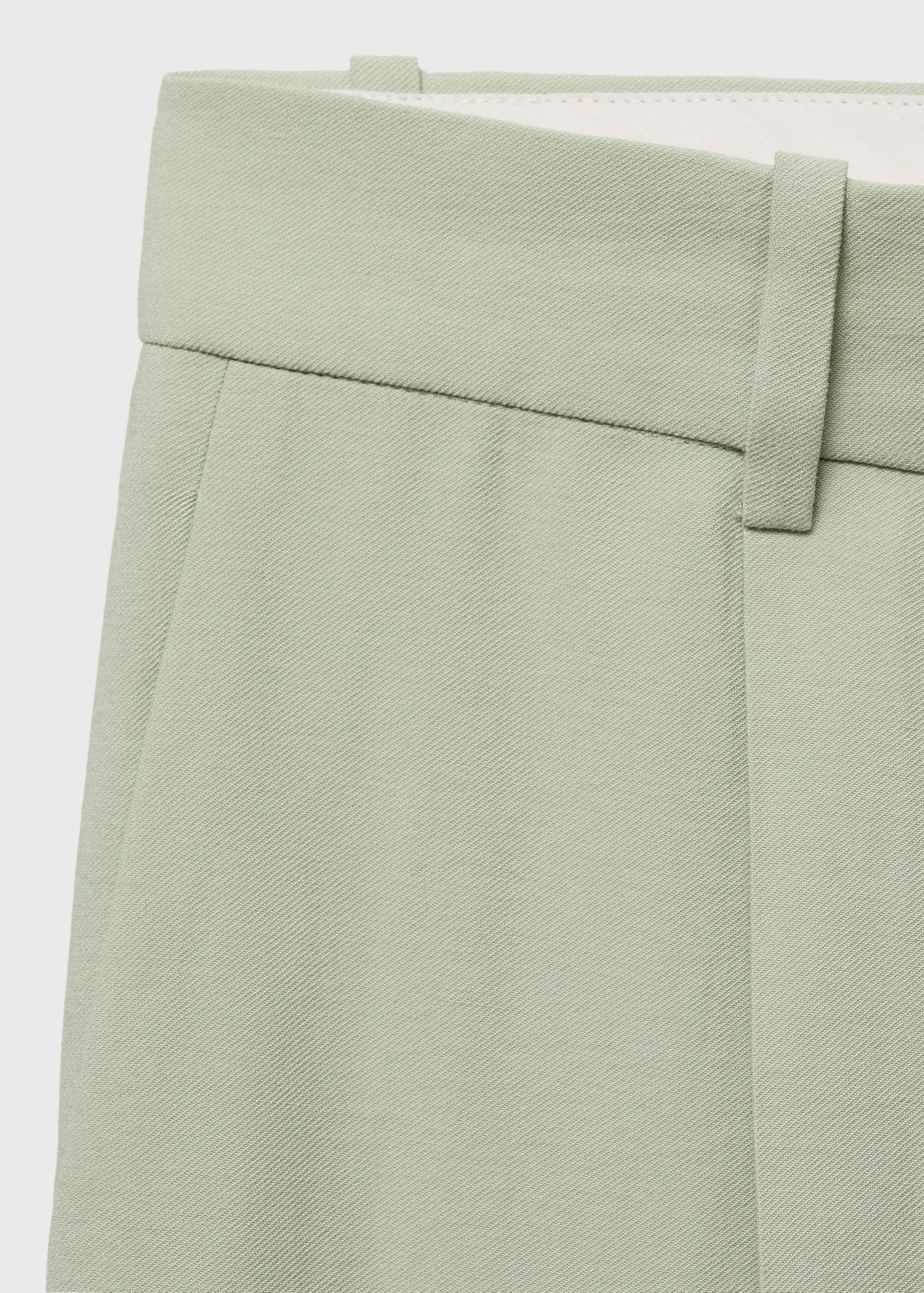 Straight-fit suit trousers - Details of the article 0