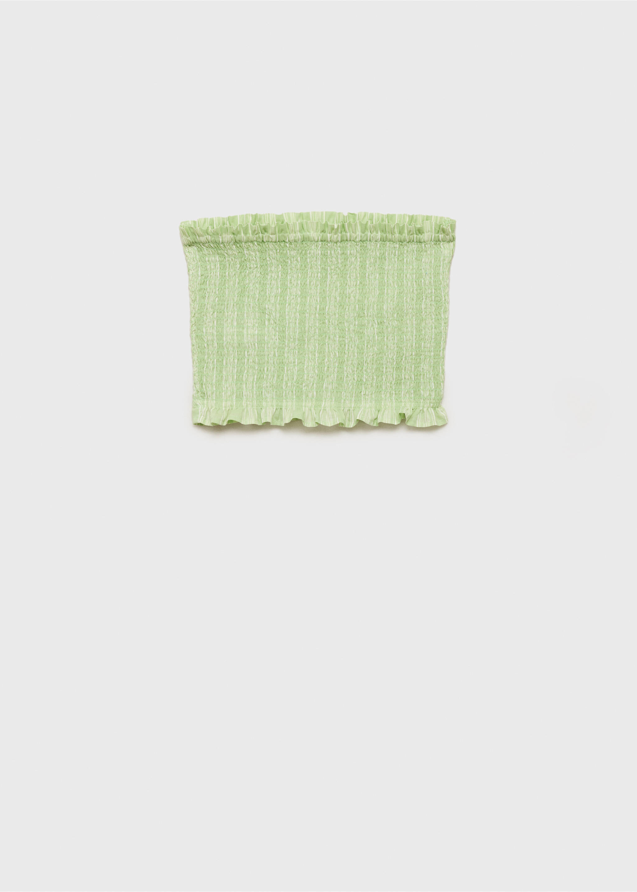 Top bustier - Article sans modèle, Citron vert. Ref: 87018266-00.