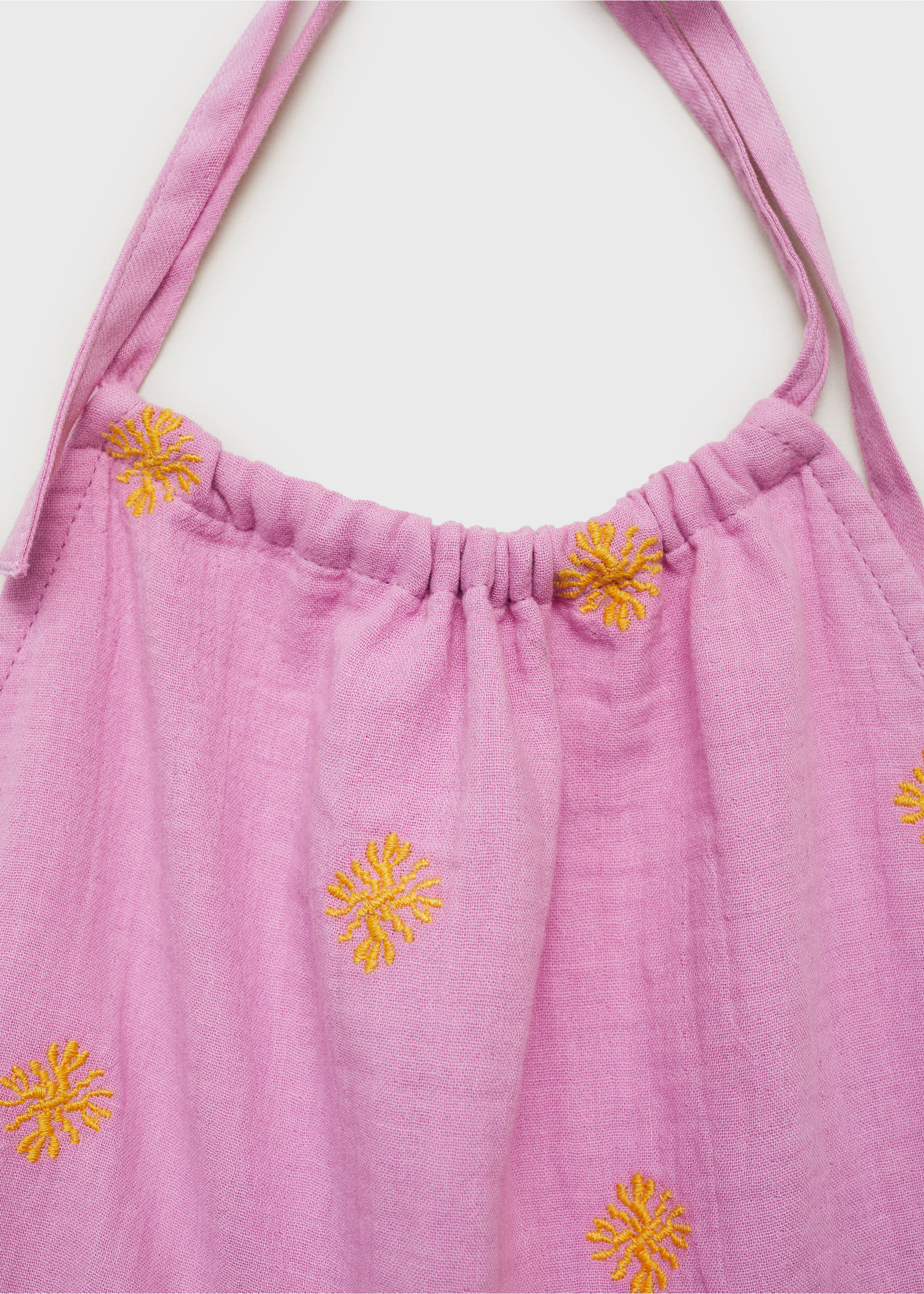 Neckholder-Top mit offenem Rücken - Detail des Artikels 8, Rosa. Ref: 87018270-00.
