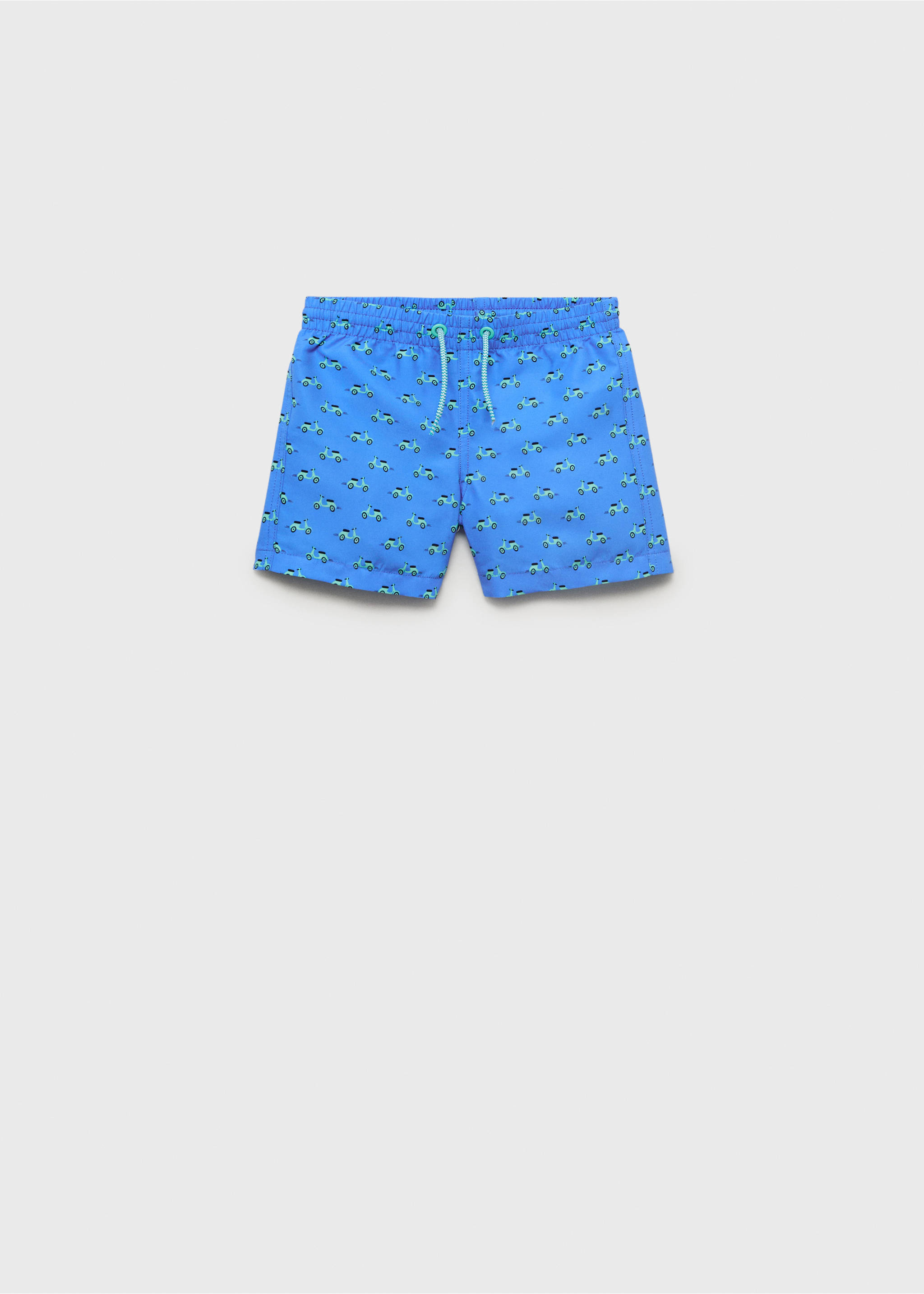 Printed swimming trunks - Article without model, Blue. Ref: 87018272-00.