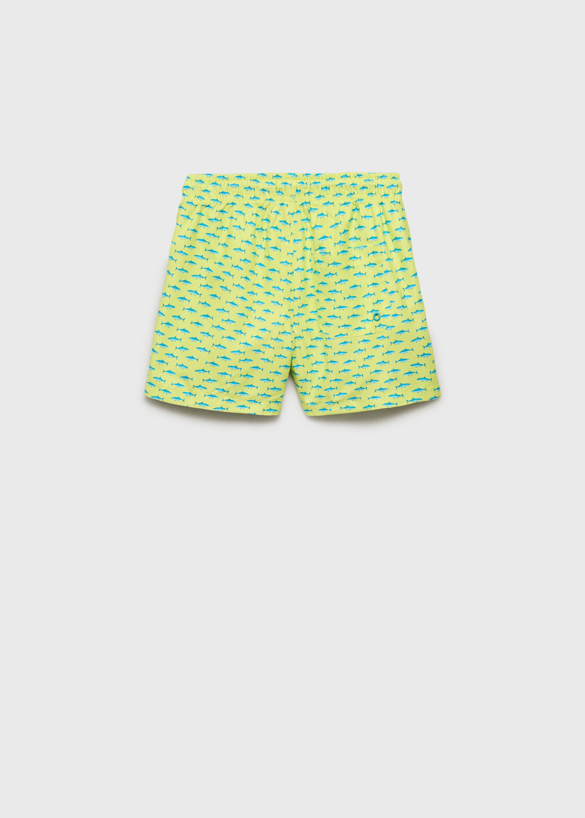 Shark-print swimsuit - Reverse of the article