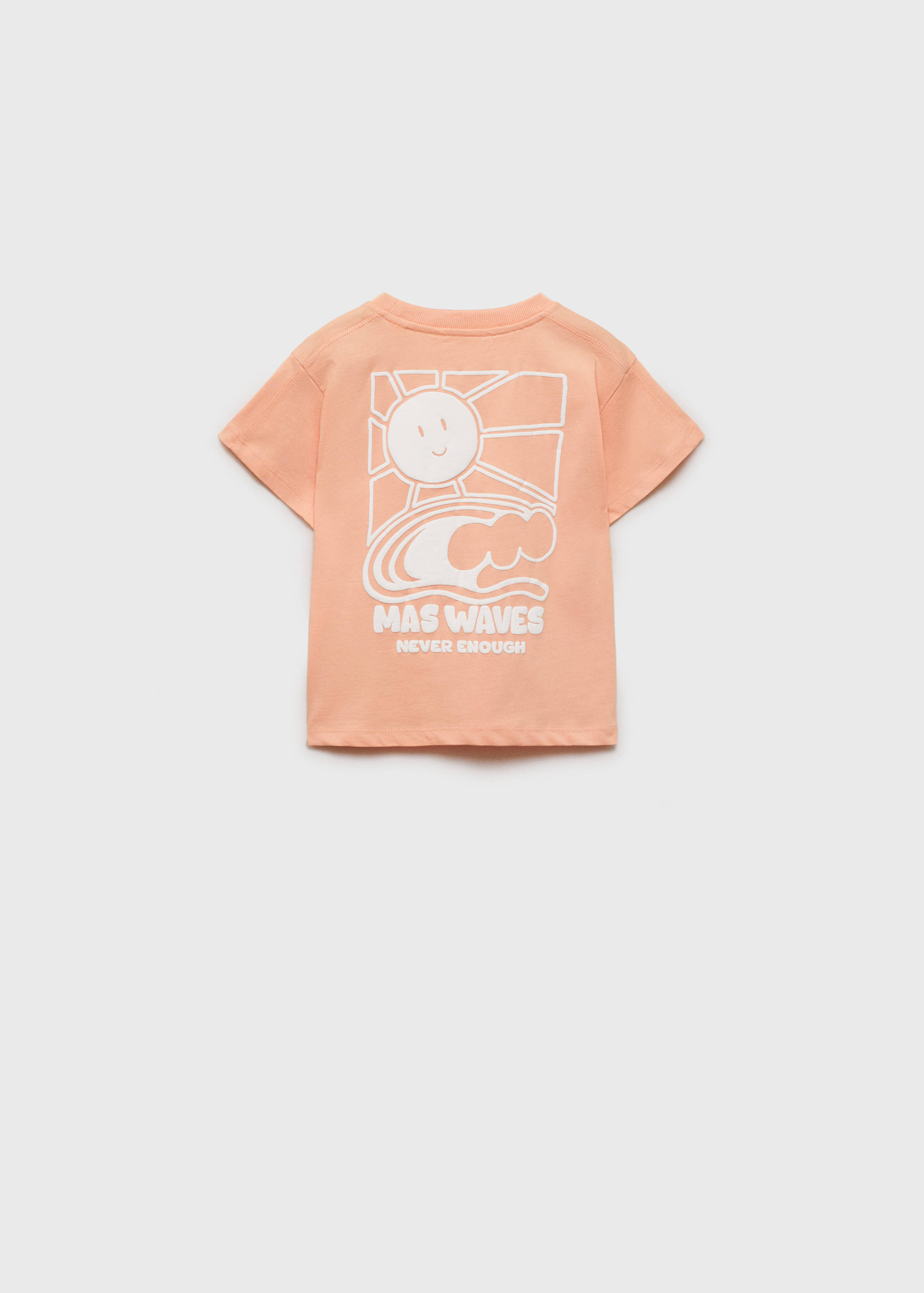 Kurzärmliges Print-T-Shirt - Rückseite des Artikels