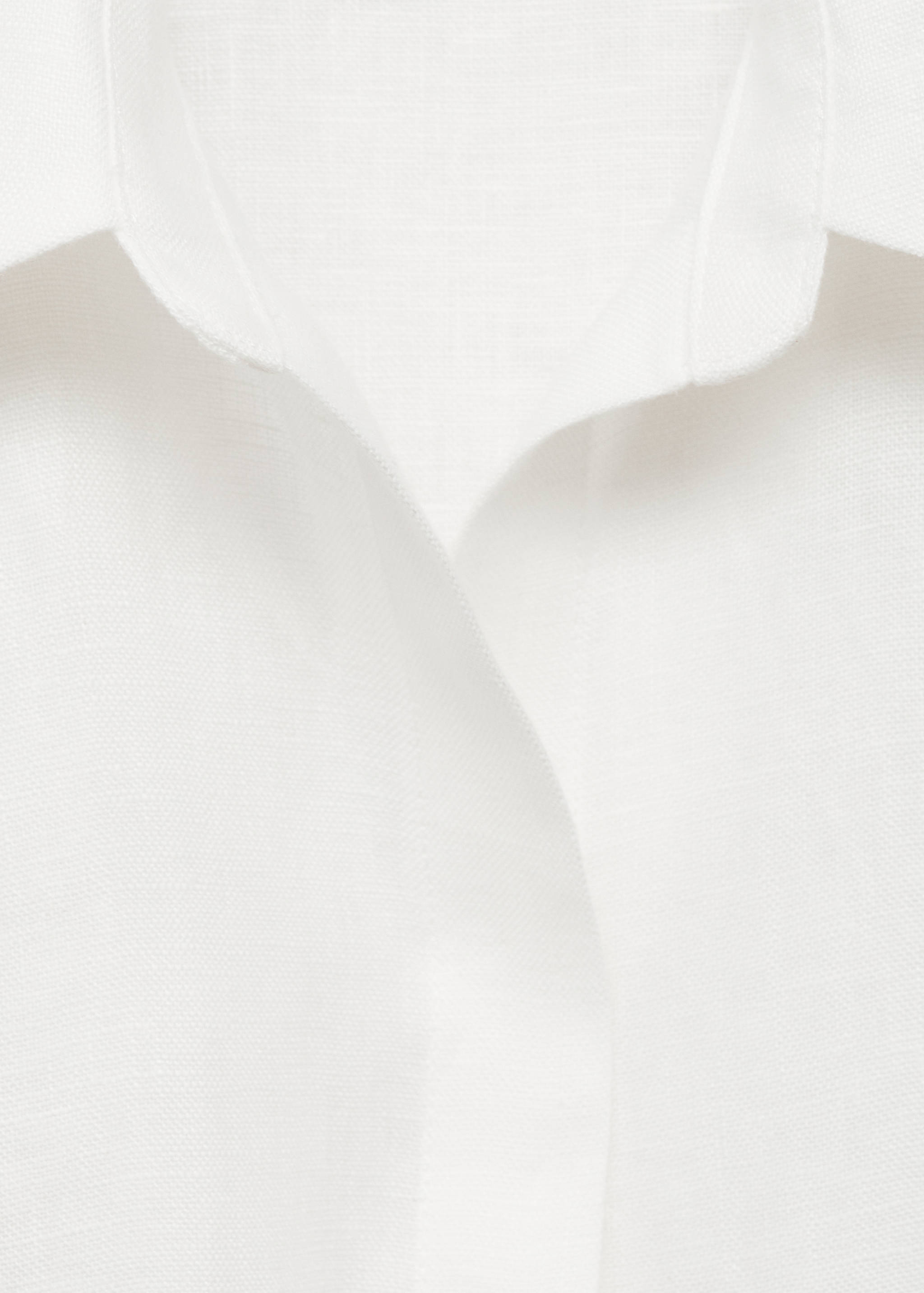 Belt linen dress - Details of the article 0
