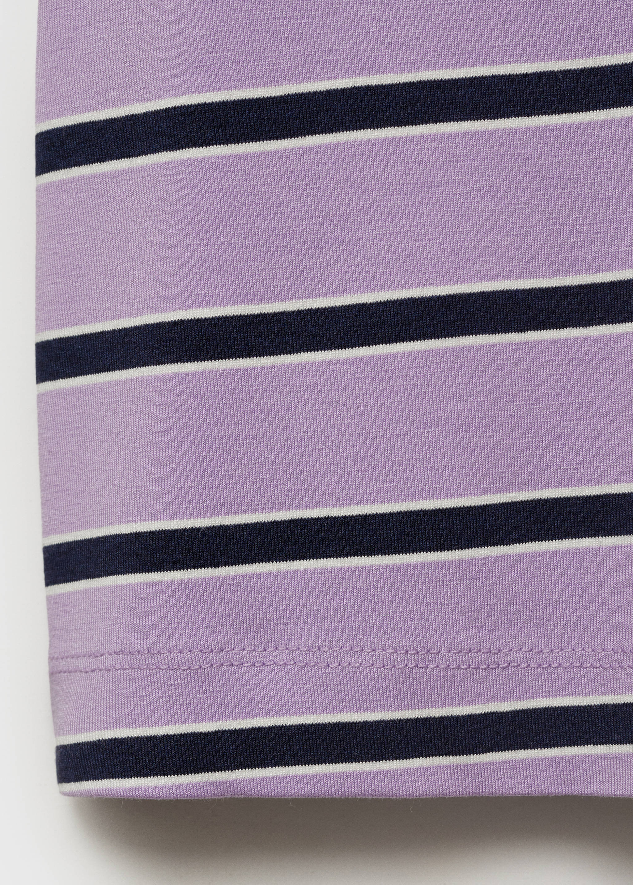 Striped oversized t-shirt - Details of the article 0